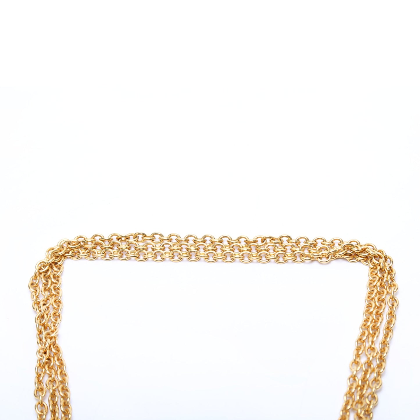 Chanel Classic Flap Charm Waist Chain Belt Size 70/28 Gold