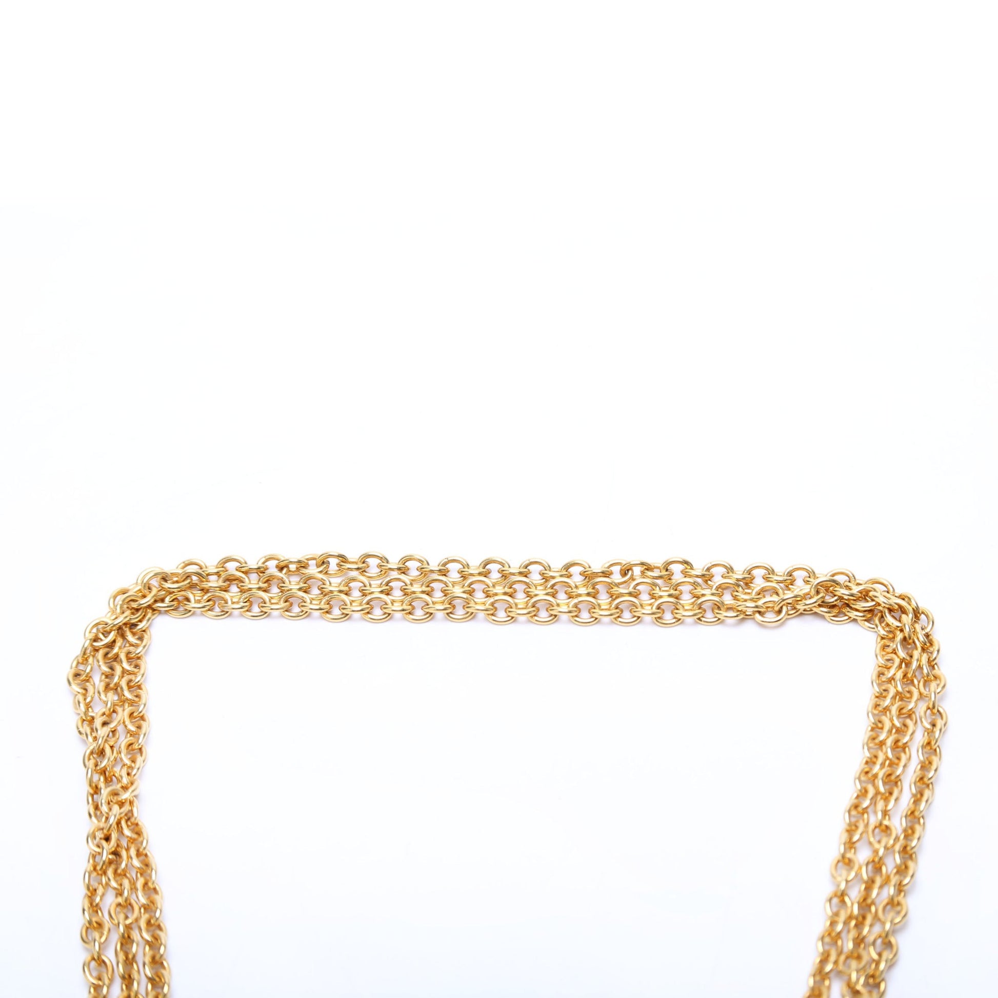 Chanel Classic Flap Charm Waist Chain Belt Size 70/28 Gold
