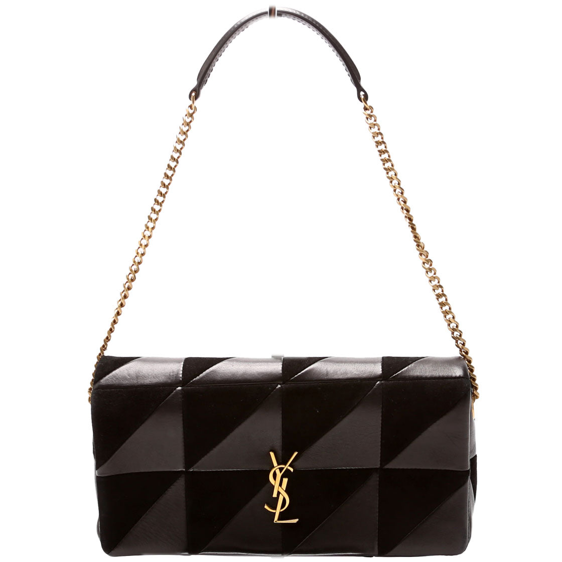 YSL Saint Laurent Saint Laurent Patchwork Jamie Medium Bag Leather Suede Travel Bag