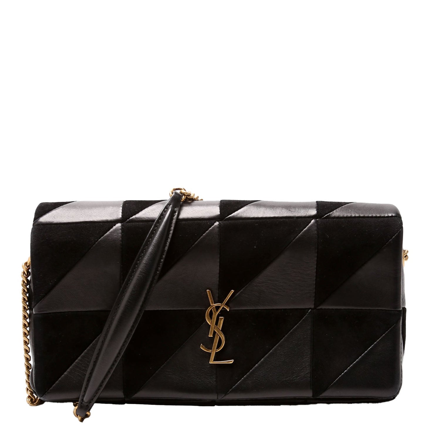 YSL Saint Laurent Saint Laurent Patchwork Jamie Medium Bag Leather Suede Travel Bag