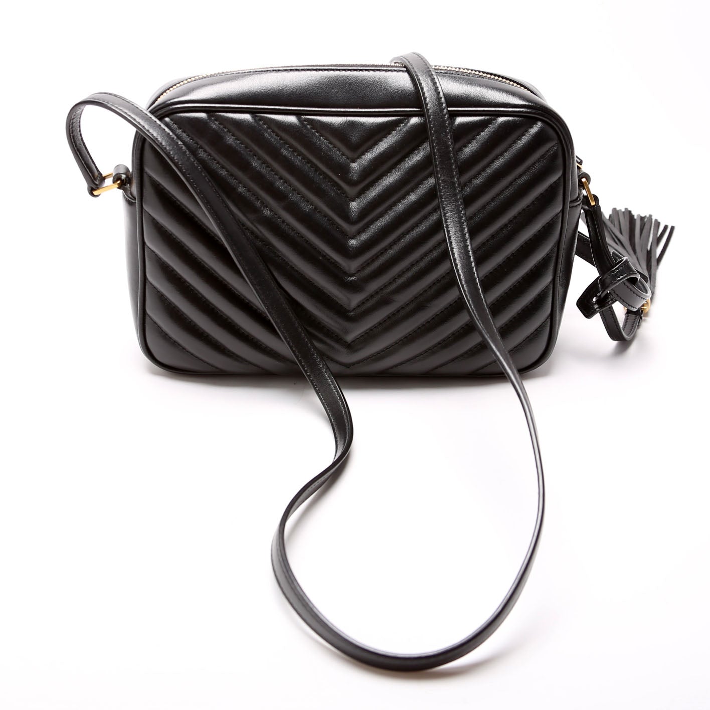 YSL Saint Laurent Lou Camera Bag Quilted Black Travel Bag Quilted Black 1