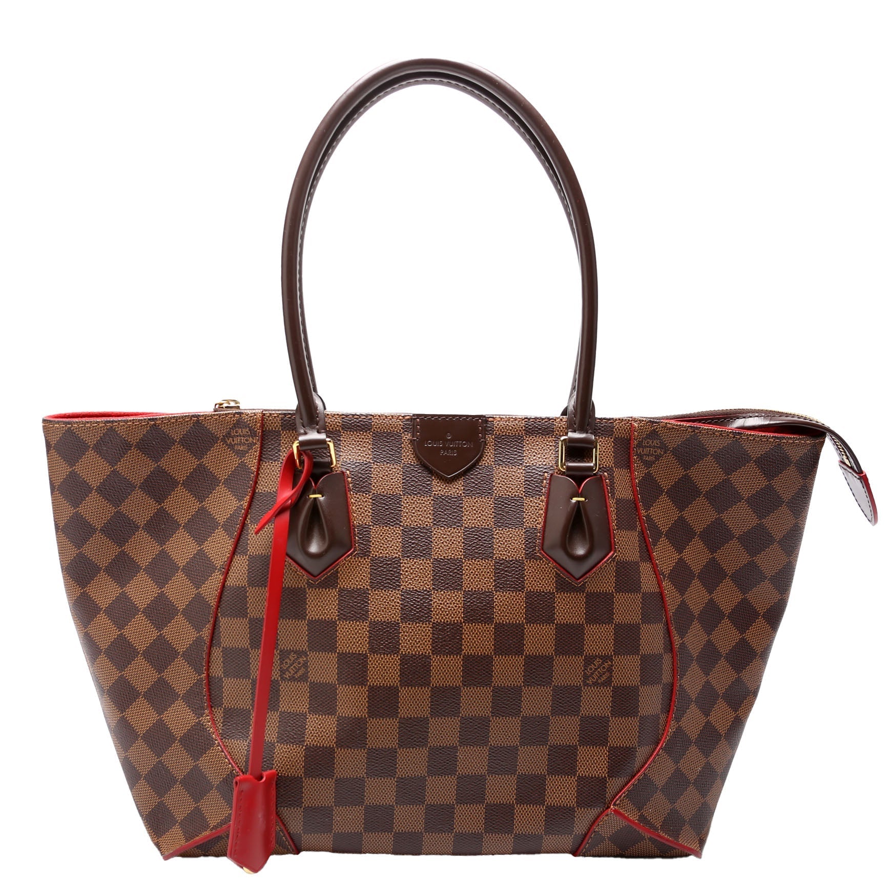 Louis Vuitton Caissa MM Ebene Tote Bag