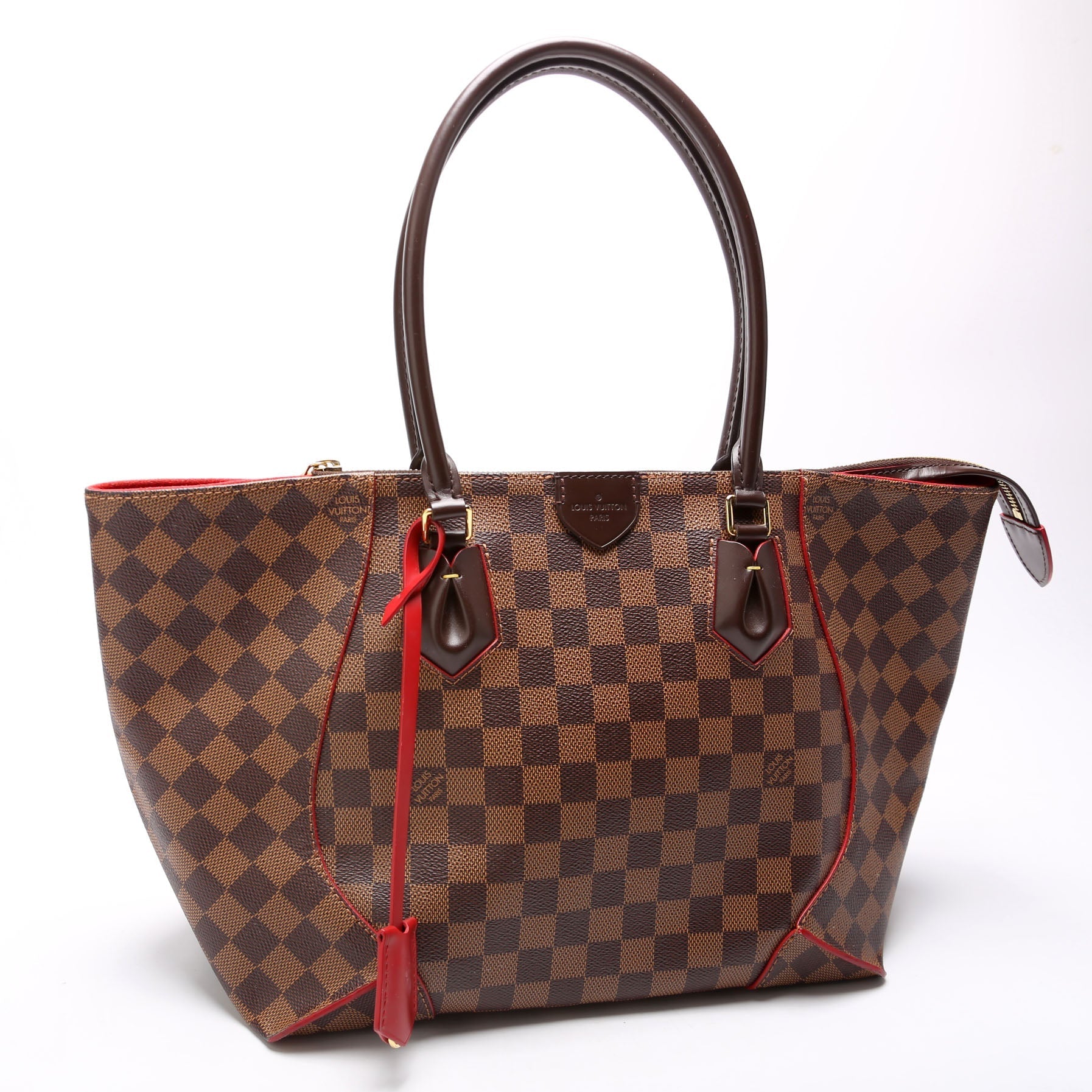 Louis Vuitton Caissa MM Ebene Tote Bag