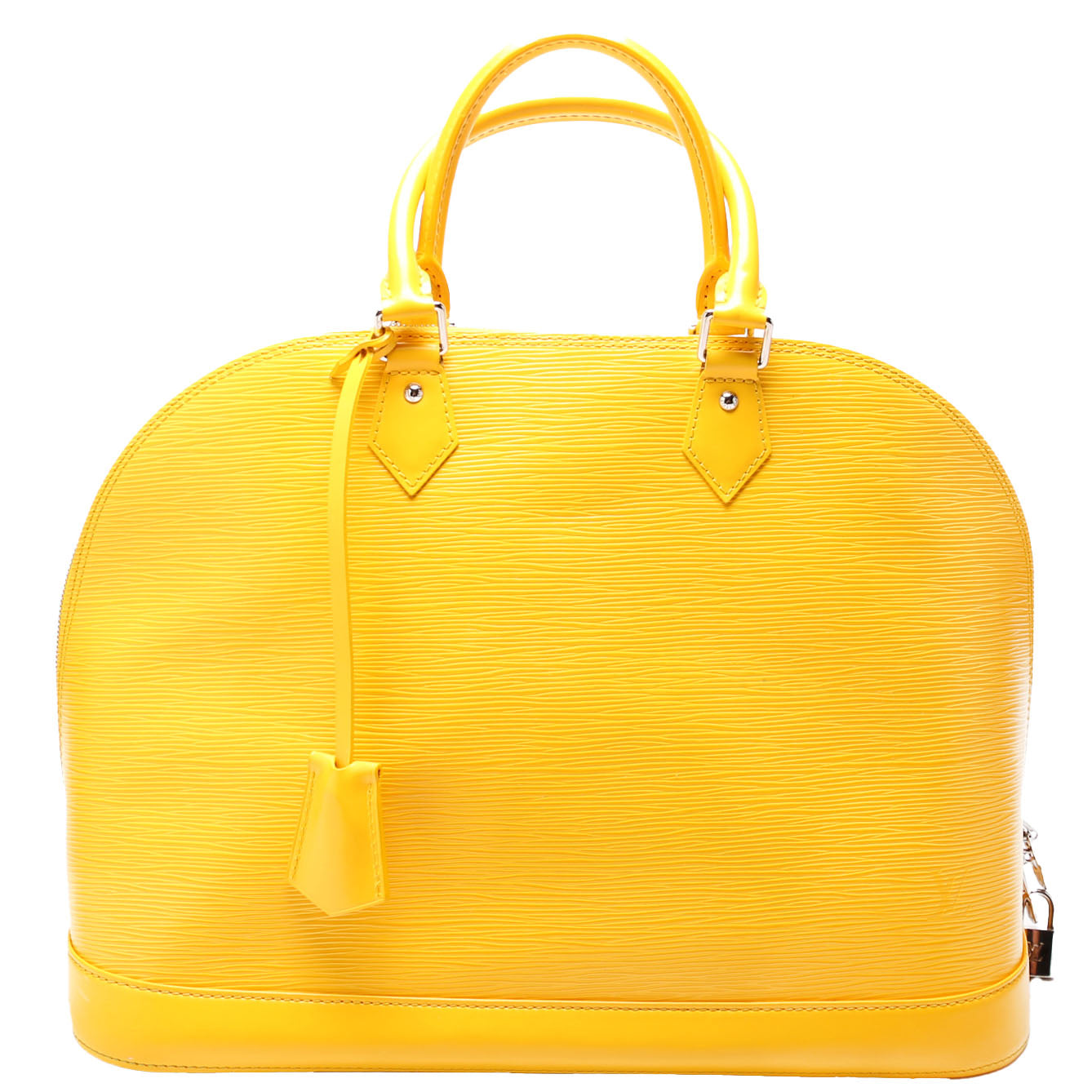 Louis Vuitton Alma GM Epi Yellow Handbag