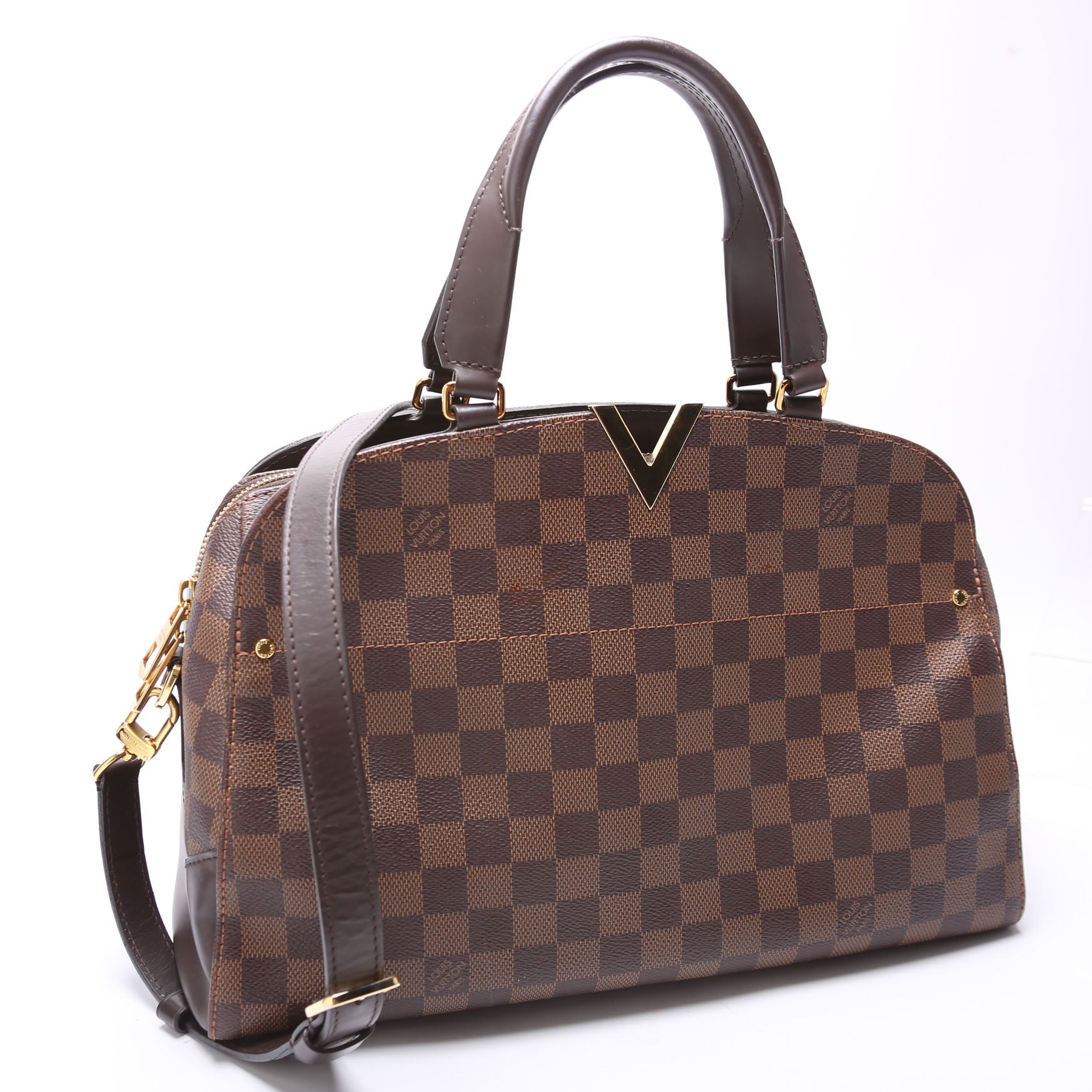 Louis Vuitton Kensington Bowling Ebene Handbag