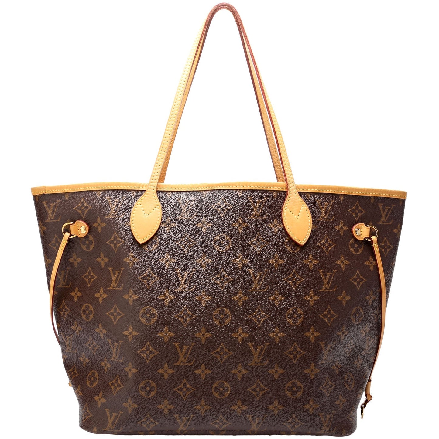 Louis Vuitton Neverfull MM Monogram Red Tote Bag Red 2