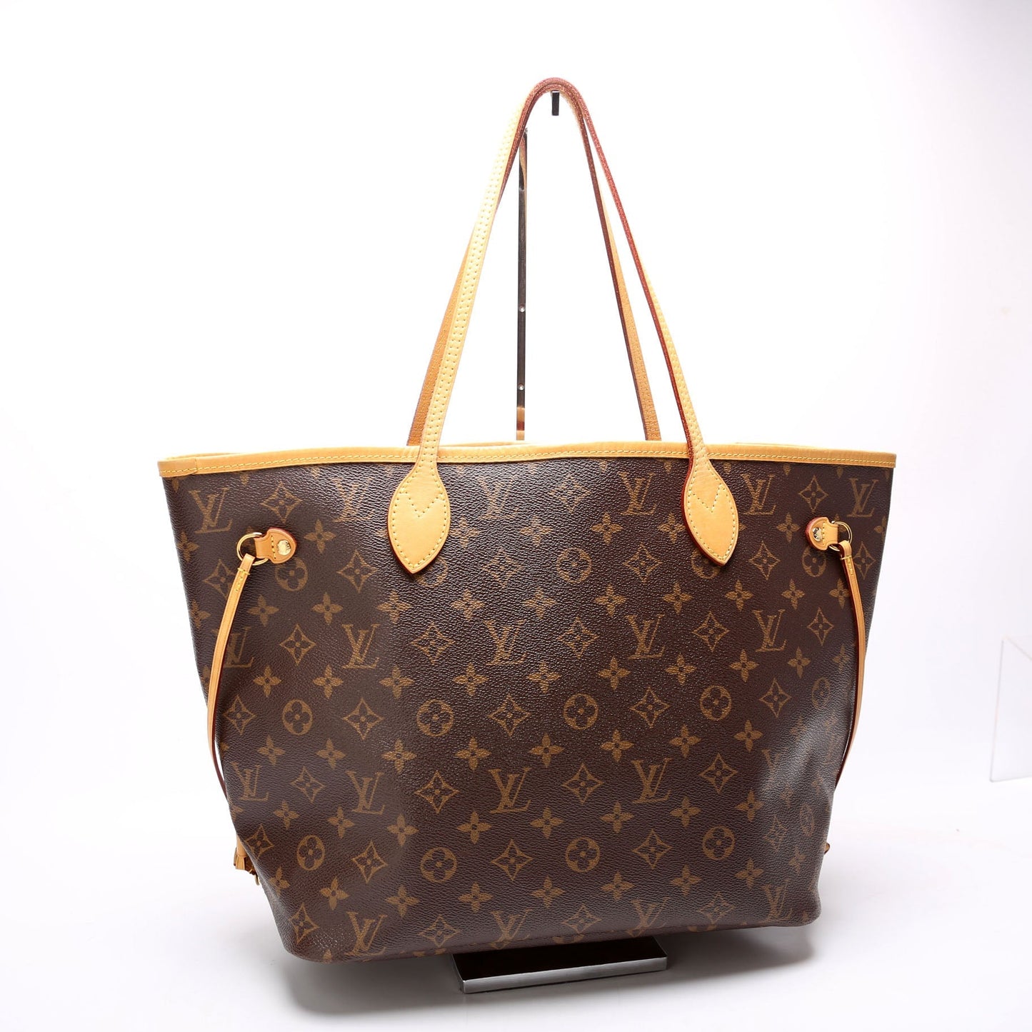 Louis Vuitton Neverfull MM Monogram Red Tote Bag Red 2