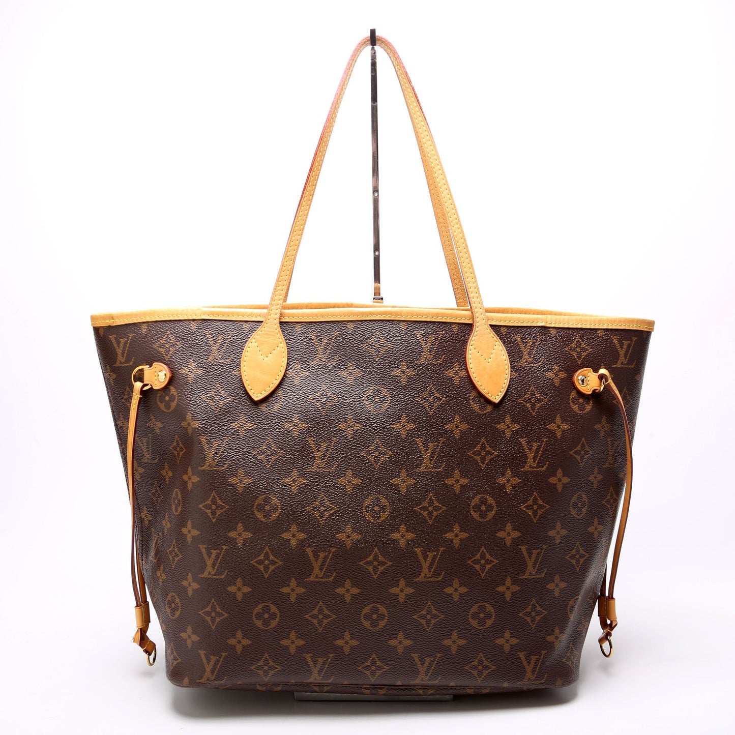 Louis Vuitton Neverfull MM Monogram Red Tote Bag Red 2