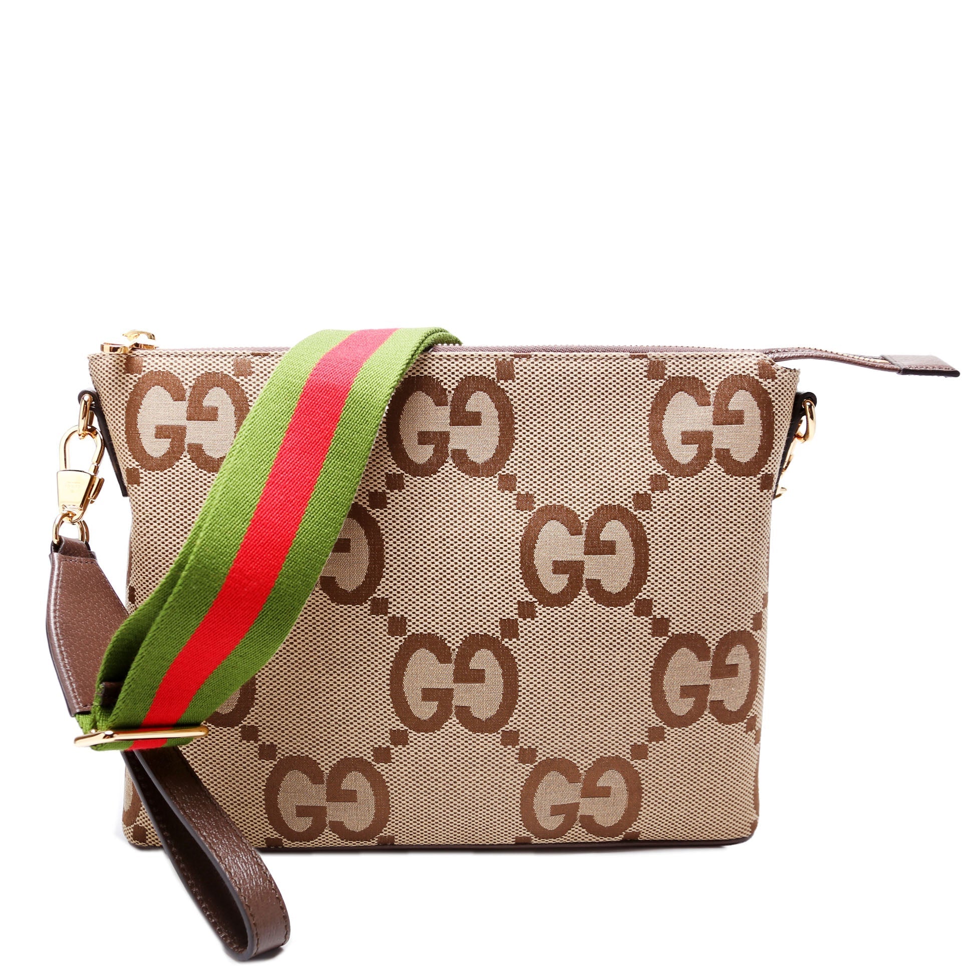 Gucci Jumbo GG Messenger Brown Travel Bag