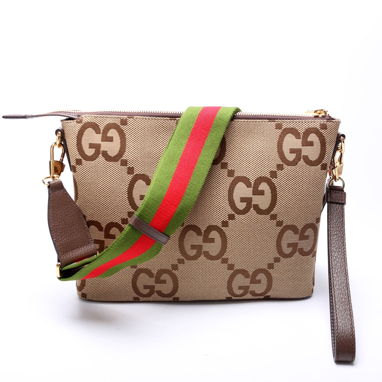 Gucci Jumbo GG Messenger Brown Travel Bag