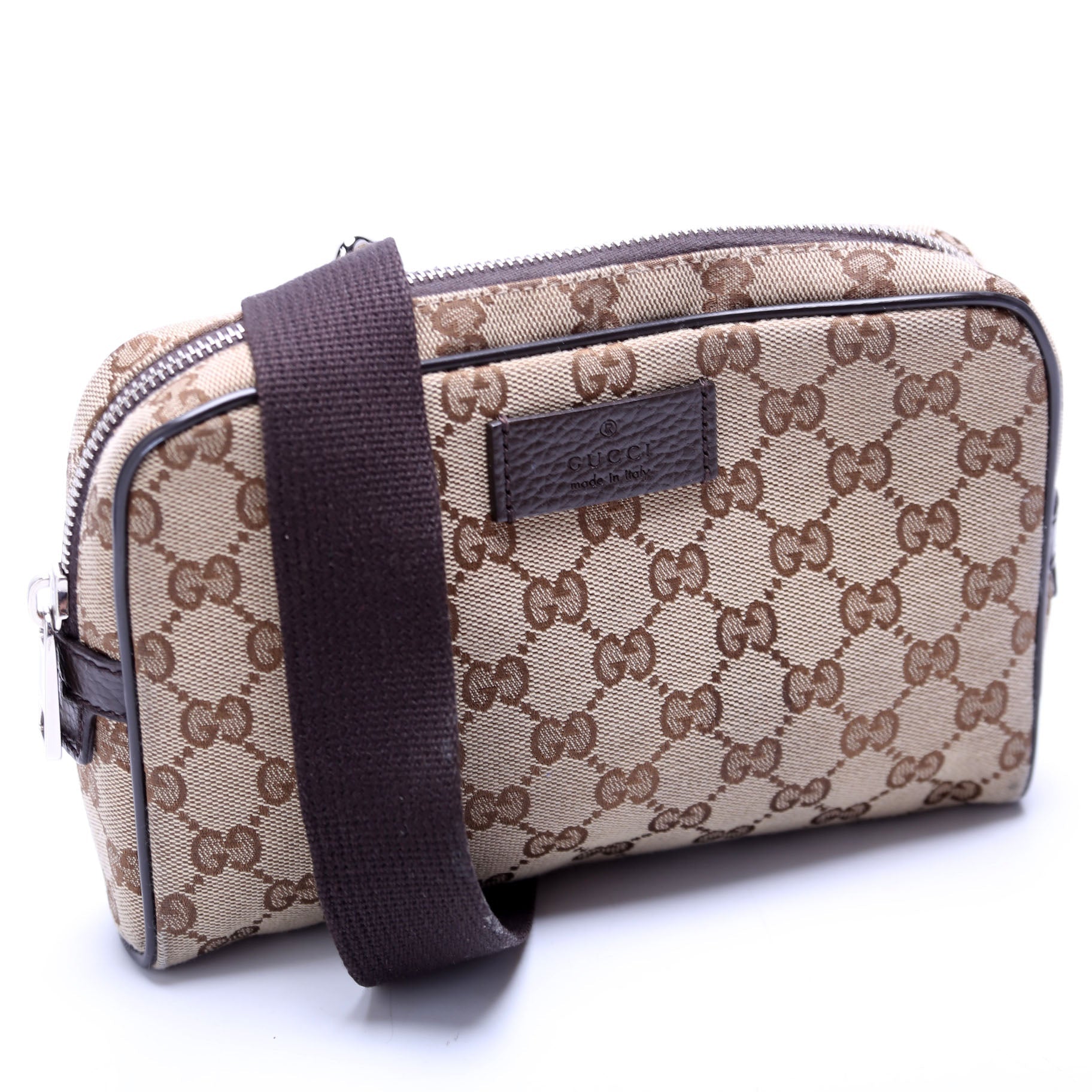 Gucci GG Canvas Brown Belt Brown 2