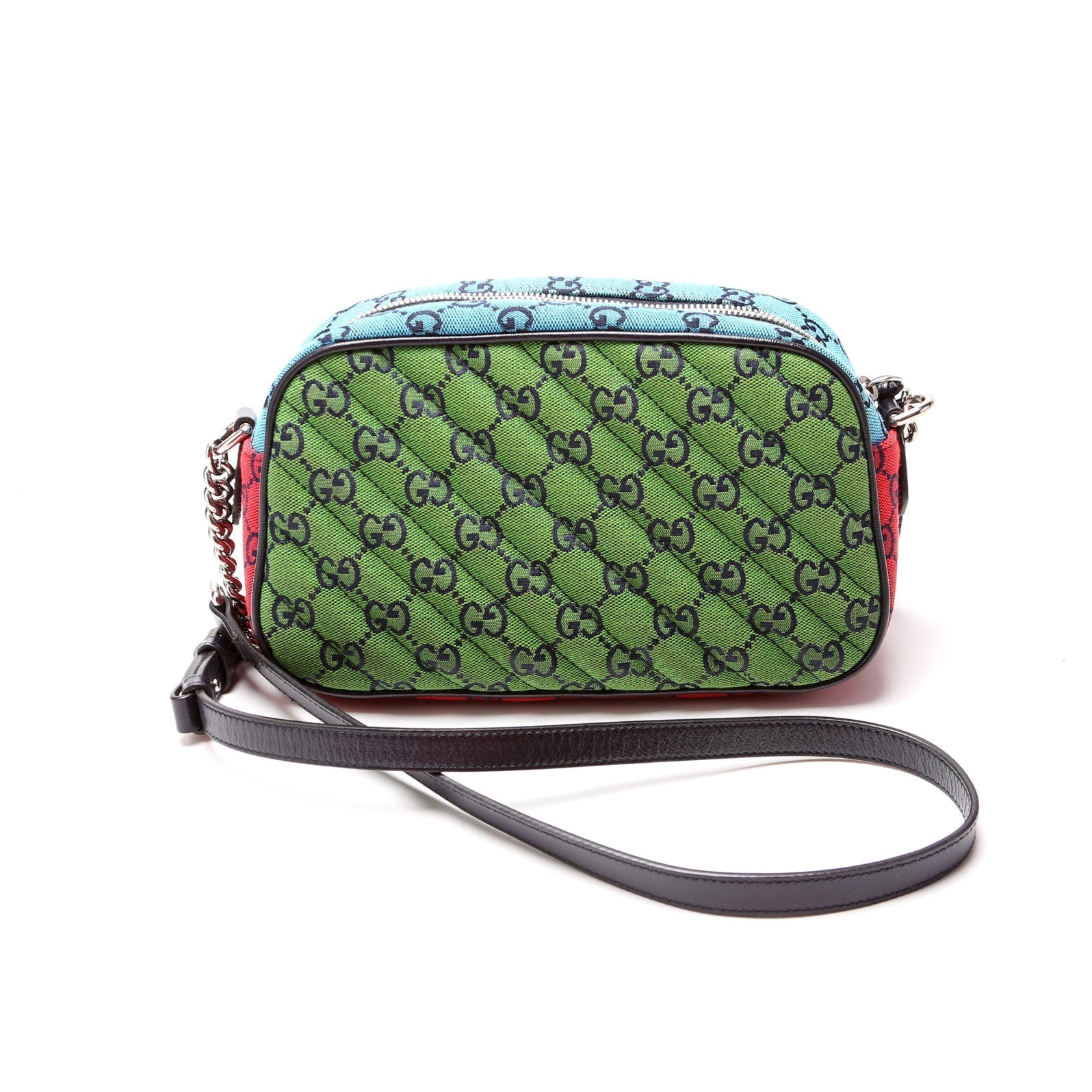 Gucci Marmont Camera Canvas Multicolor Small Travel Bag