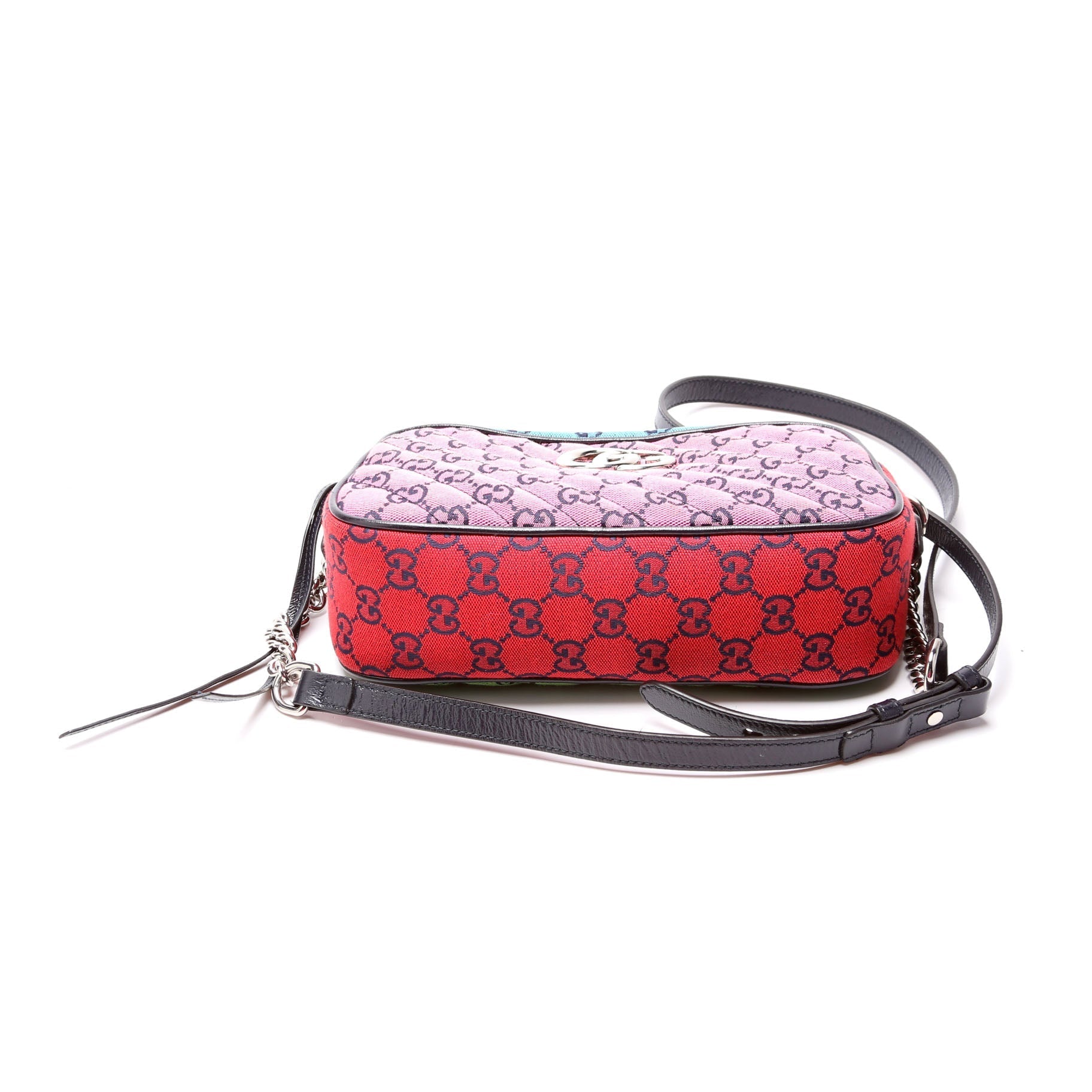 Gucci Marmont Camera Canvas Multicolor Small Travel Bag