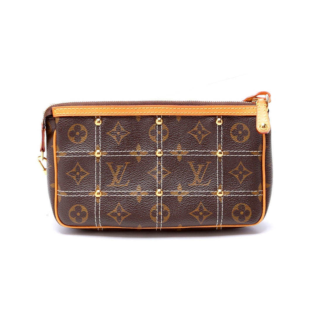 Louis Vuitton Riveting Pochette Access Monogram Clutch Bag