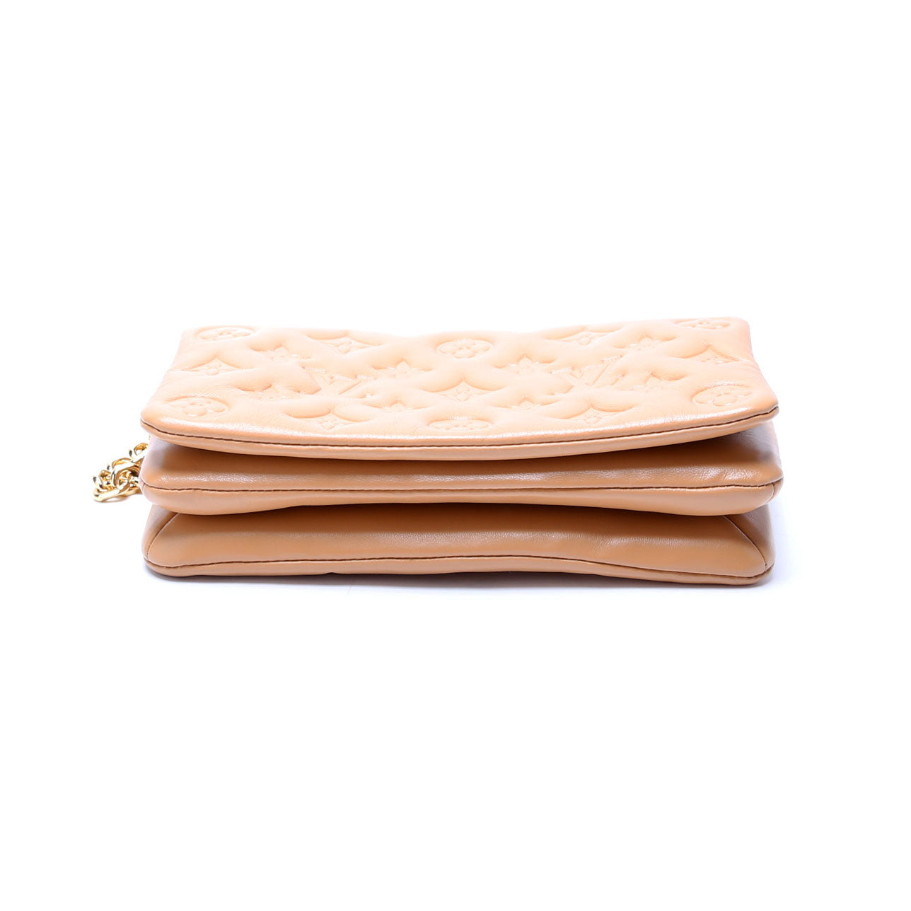 Louis Vuitton Pochette Coussin Tan Clutch Bag