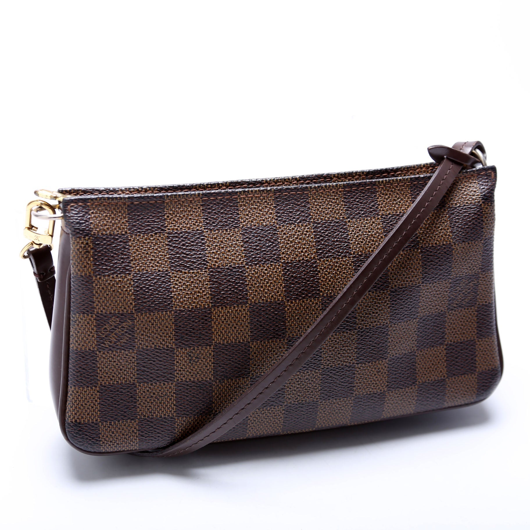 Louis Vuitton Navona Pochette Accessories Ebene Damier Clutch Bag