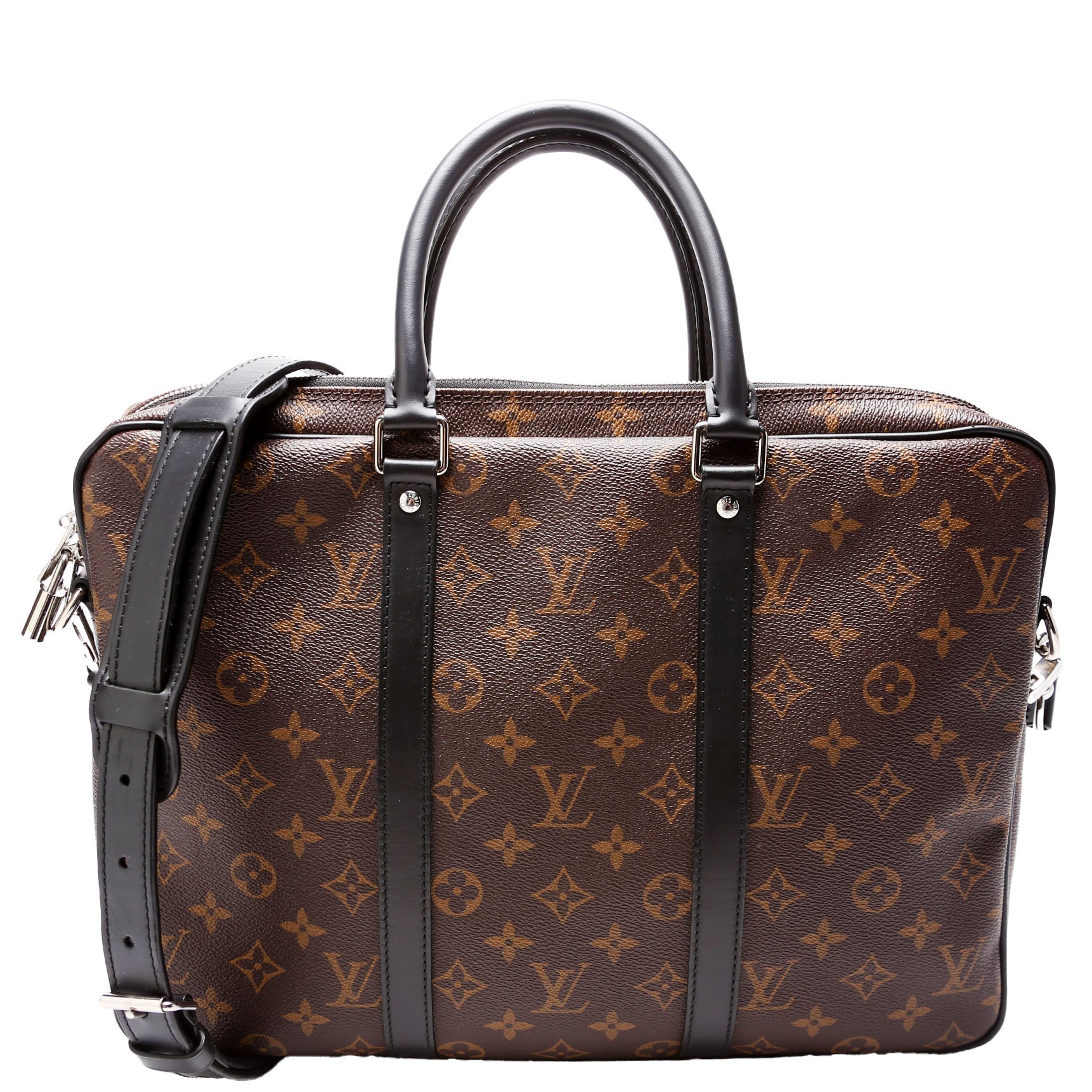 Louis Vuitton Porte Documents Voyage PM Macassar Handbag Macassar 2