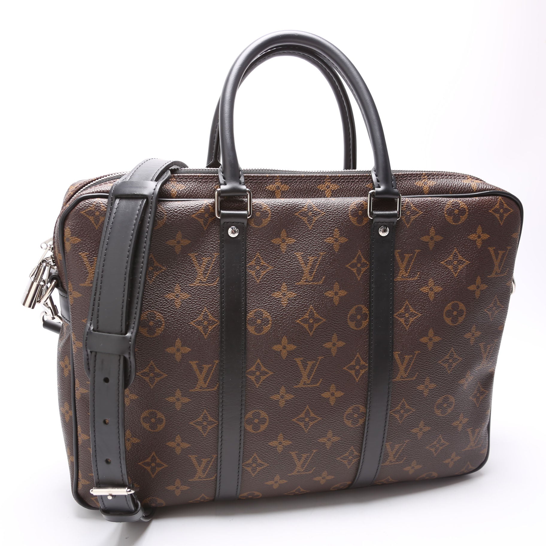 Louis Vuitton Porte Documents Voyage PM Macassar Handbag Macassar 2