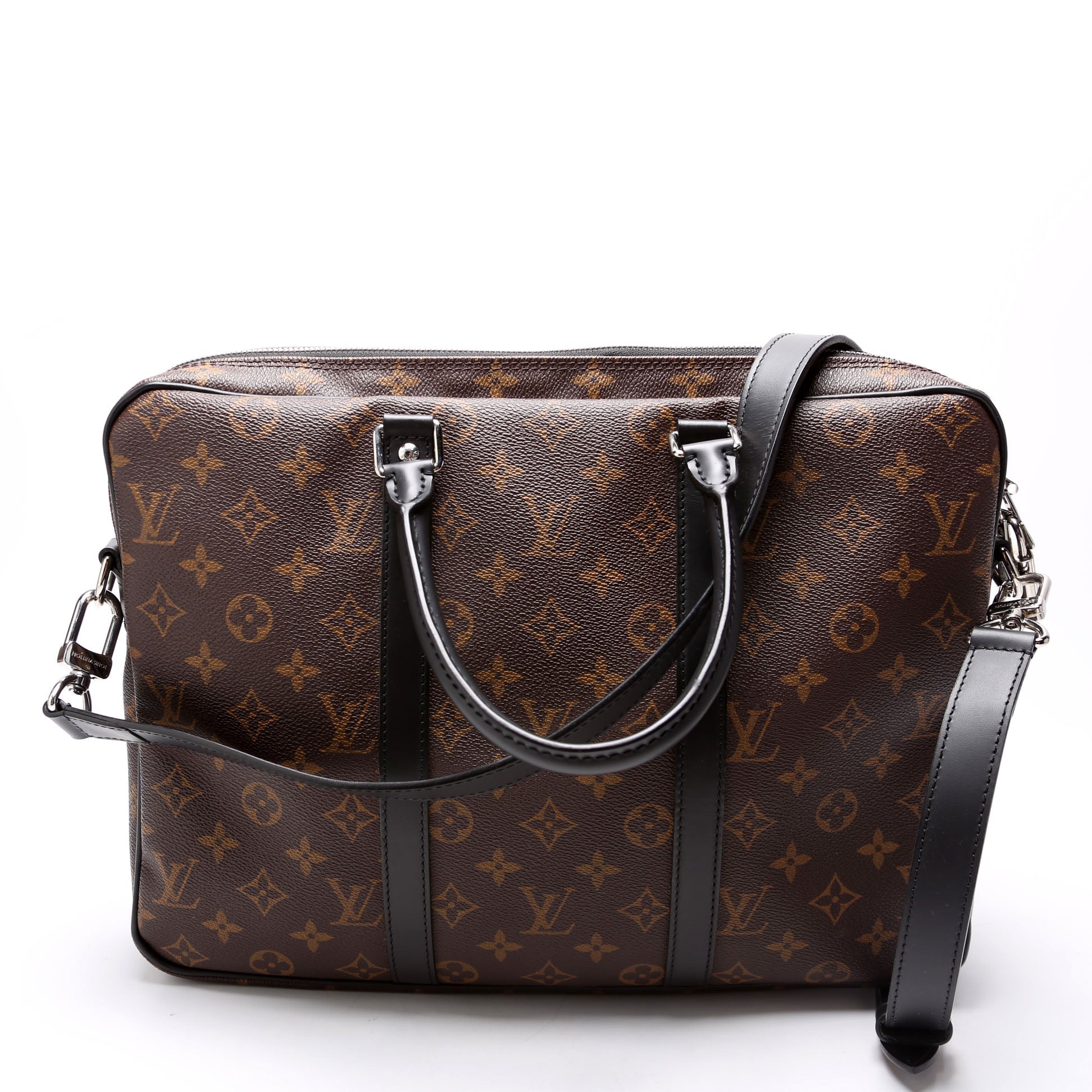 Louis Vuitton Porte Documents Voyage PM Macassar Handbag Macassar 2