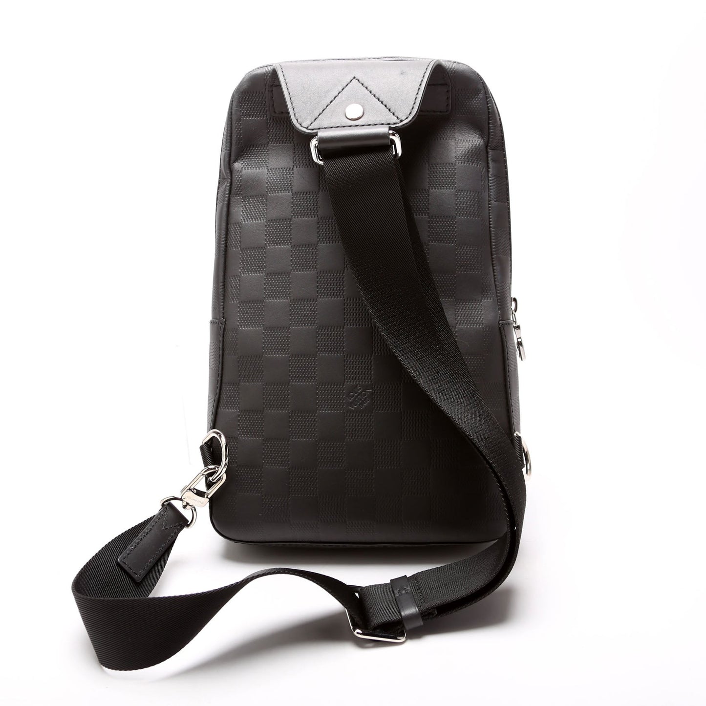 Louis Vuitton Avenue Sling Infini Leather Black Crossbody Bag