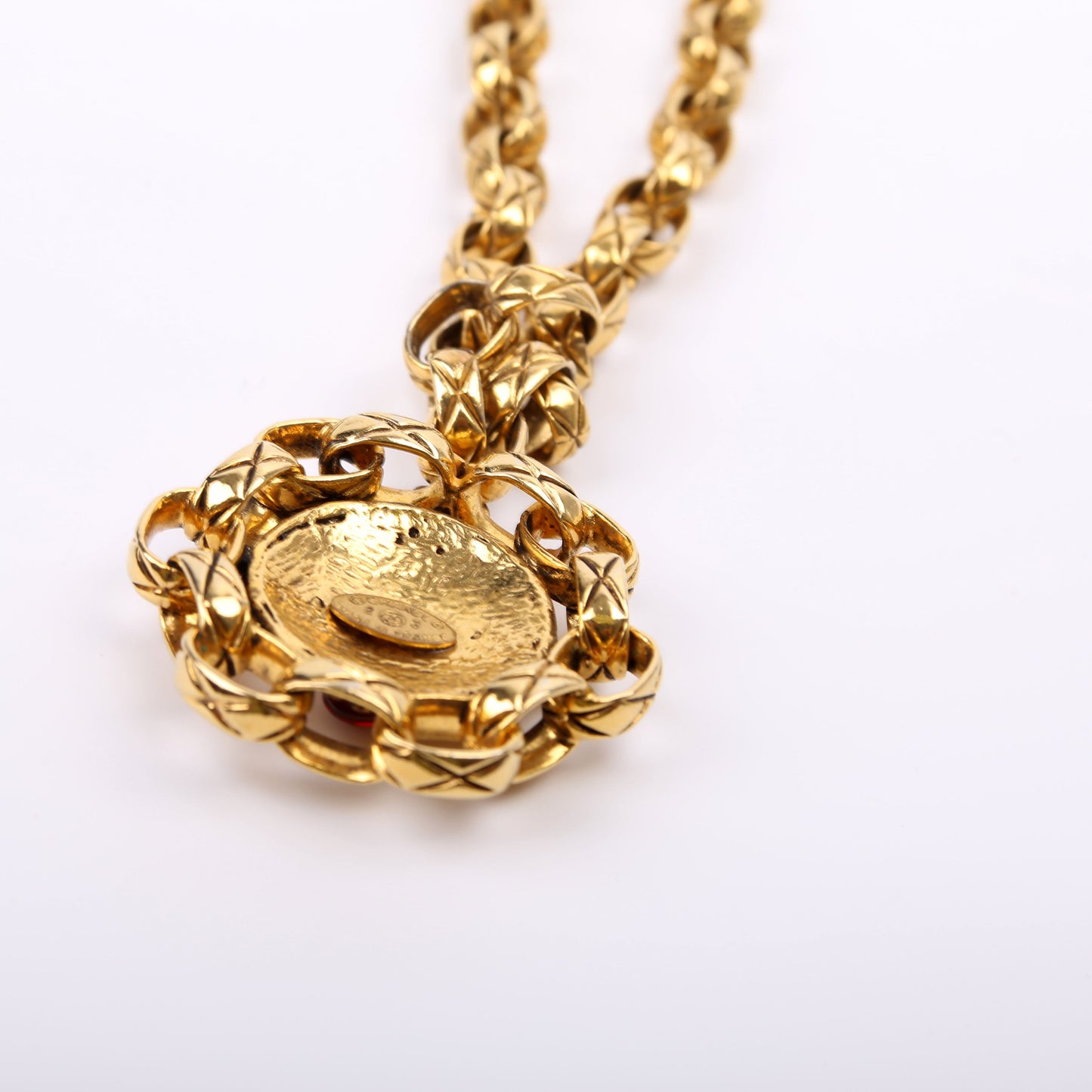 Chanel Gripoix Medallion Links  