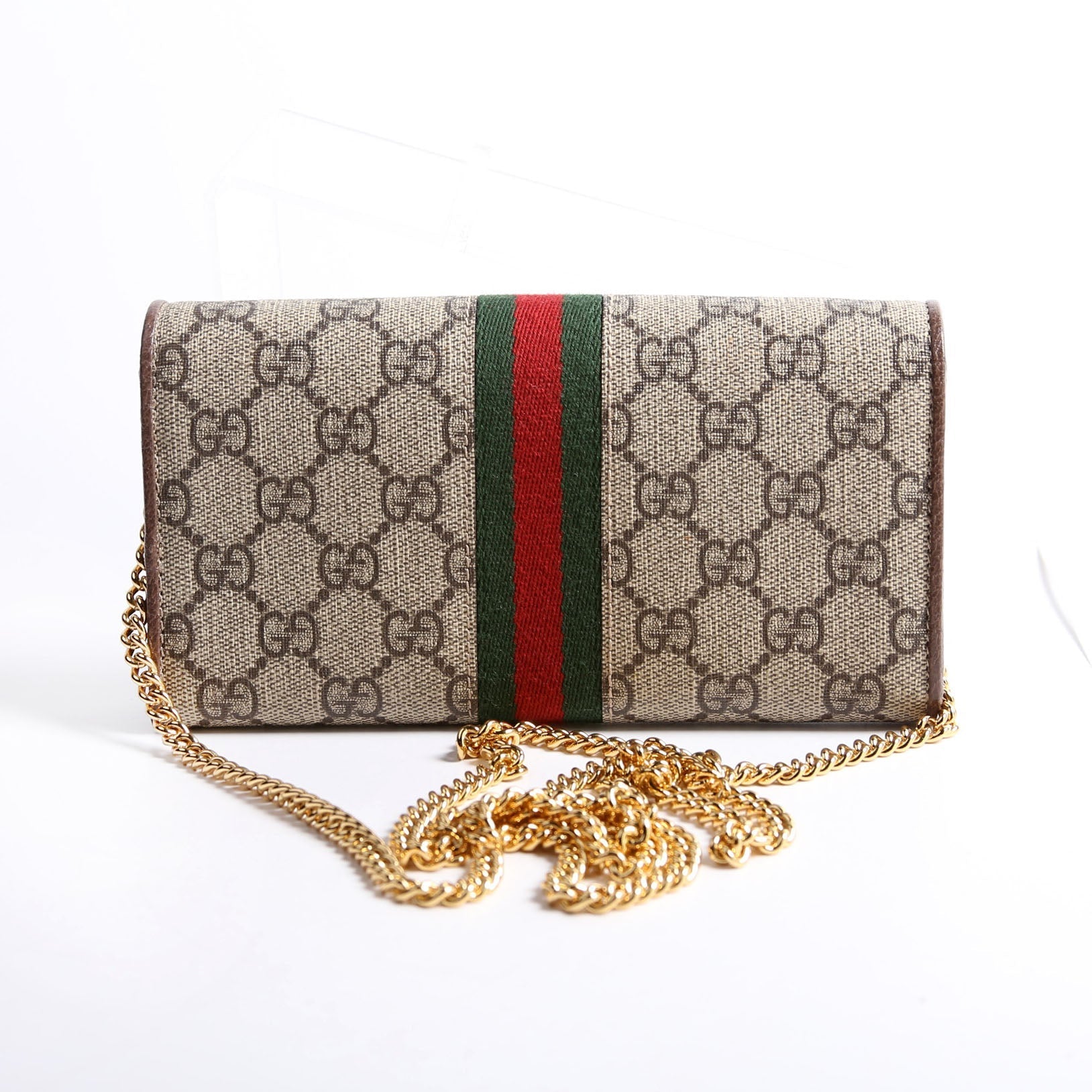 Gucci Ophidia GG Supreme Chain Wallet Case Wallet 4
