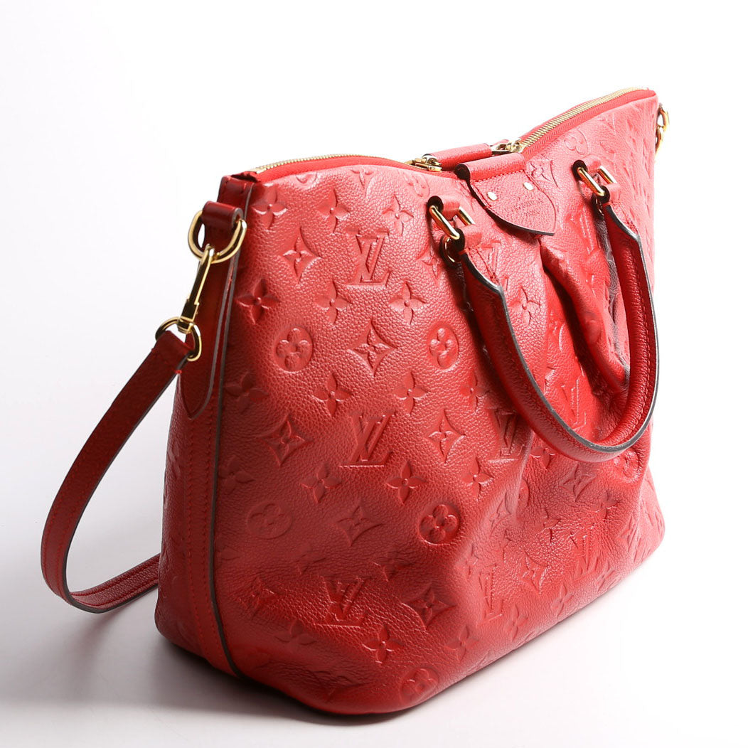 Louis Vuitton Mazarine MM Empriente Red Handbag
