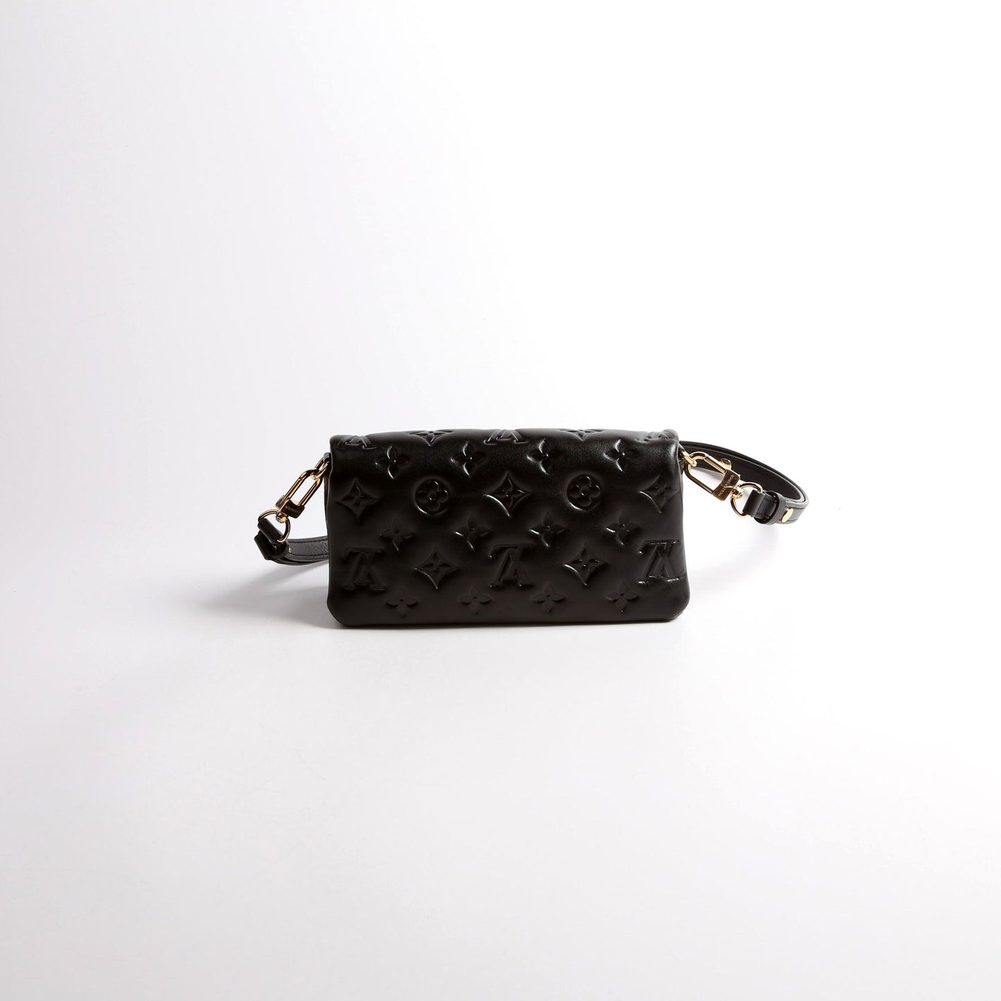 Louis Vuitton Pochette Coussin NV Black Clutch Bag