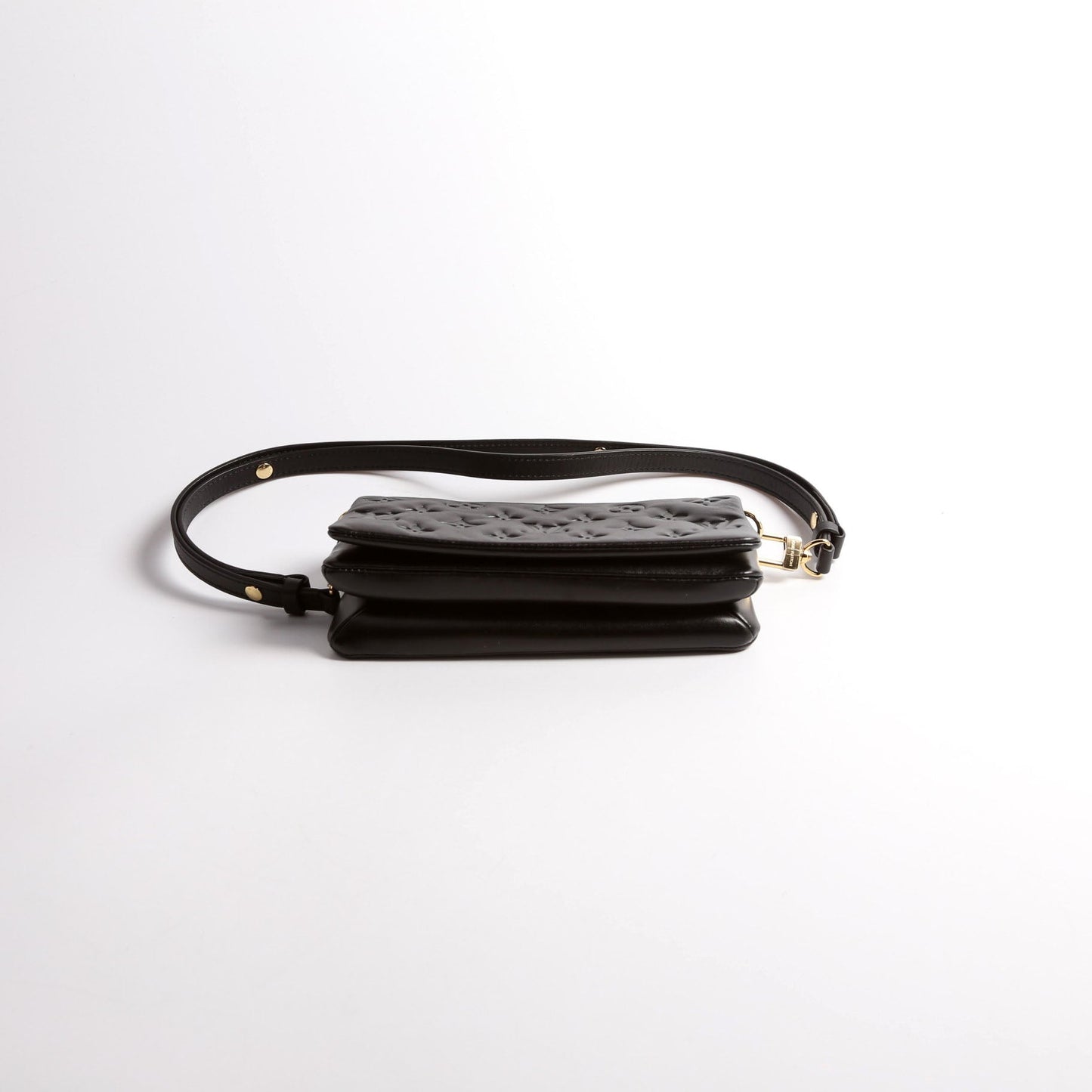 Louis Vuitton Pochette Coussin NV Black Clutch Bag