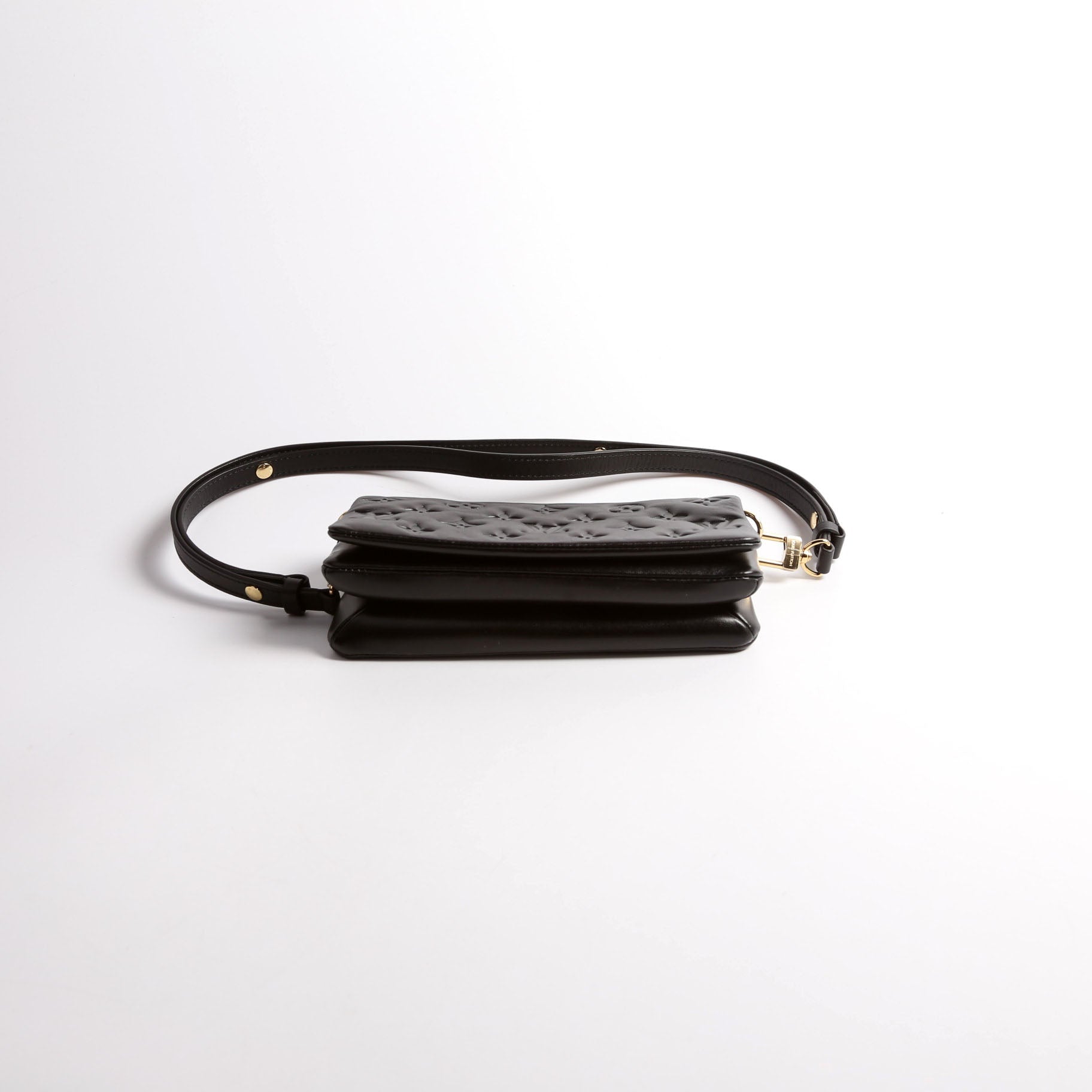 Louis Vuitton Pochette Coussin NV Black Clutch Bag