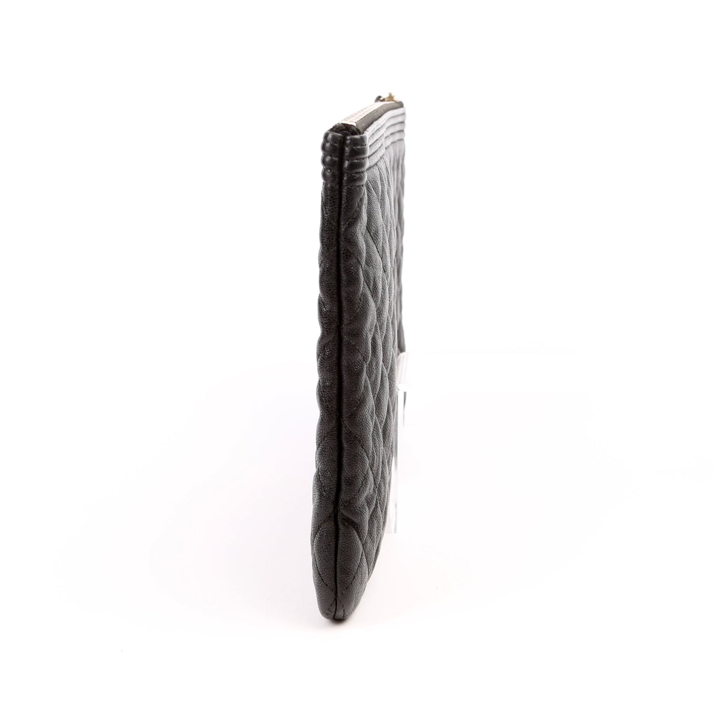 Chanel O Case Boy Medium Caviar Black
