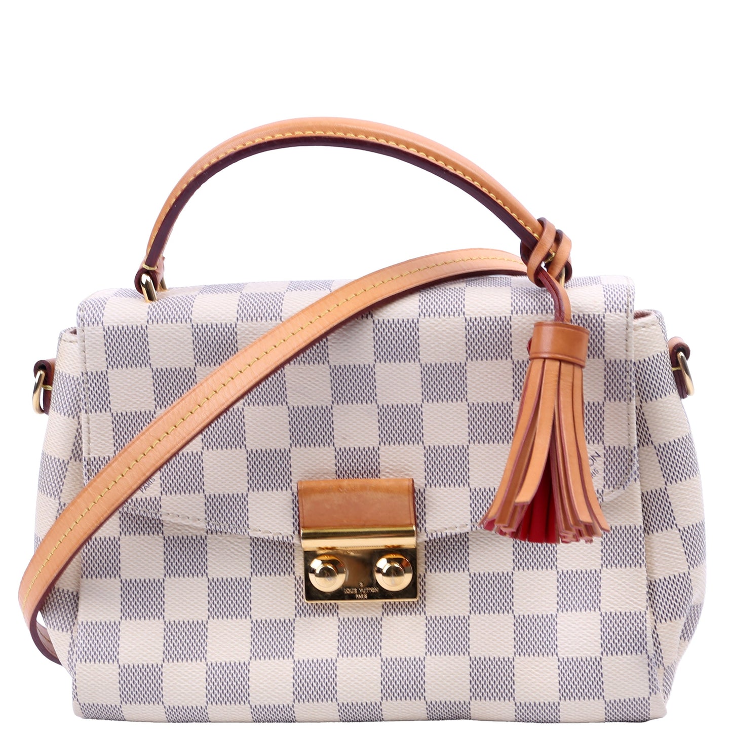 Louis Vuitton Croisette Azur Damier Handbag Azur 20