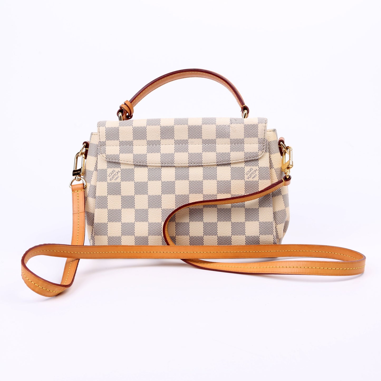 Louis Vuitton Croisette Azur Damier Handbag Azur 20