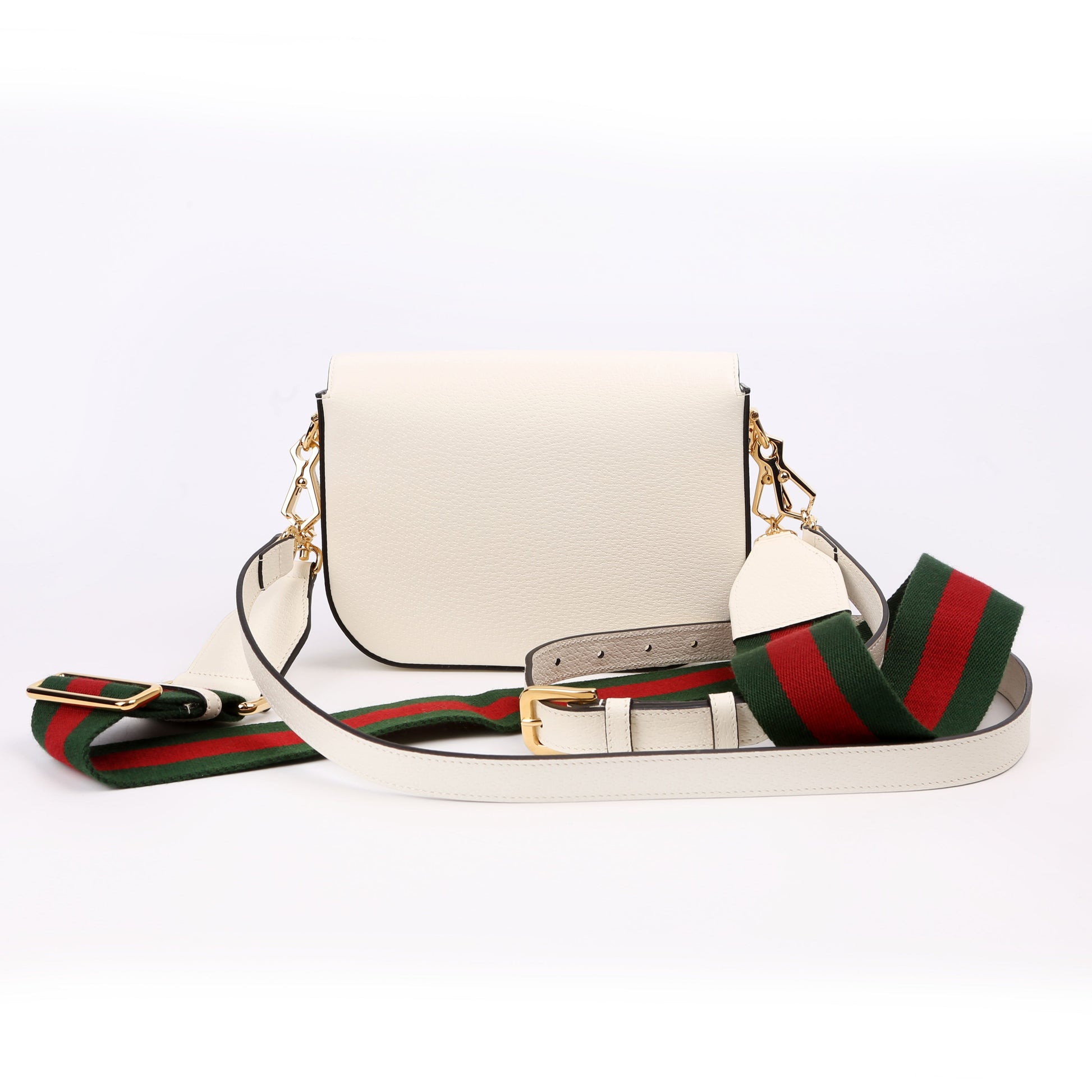 Gucci X Adiddas Horsebit Black White Mini Travel Bag
