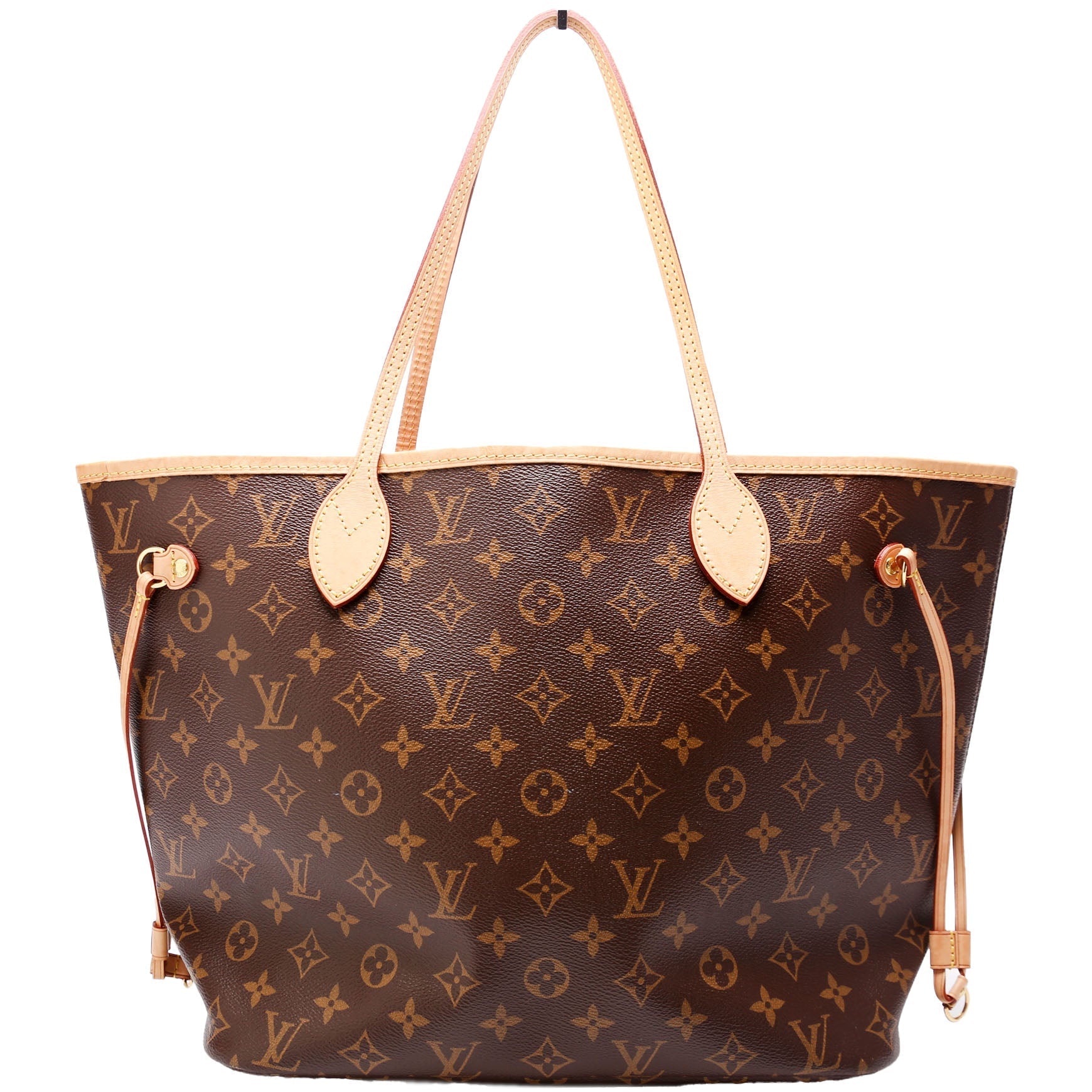 Louis Vuitton Neverfull MM Monogram Red Tote Bag Red 3