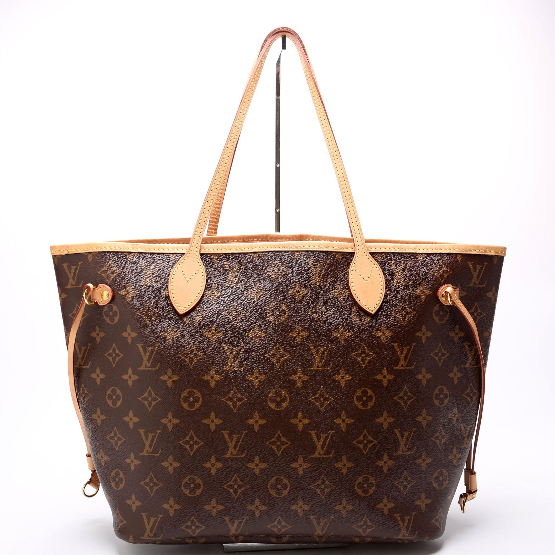 Louis Vuitton Neverfull MM Monogram Red Tote Bag Red 3