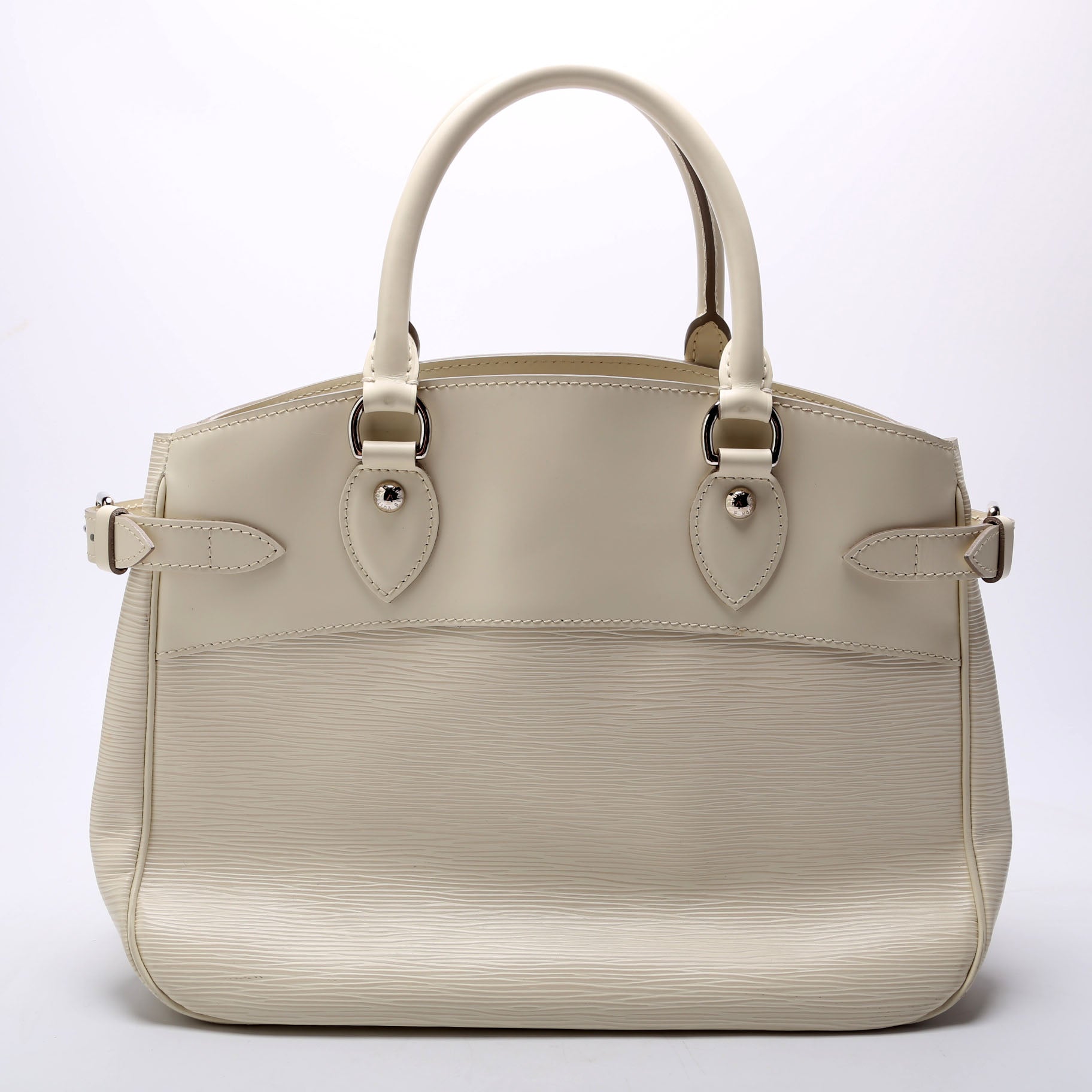 Louis Vuitton Passy PM Epi White Handbag