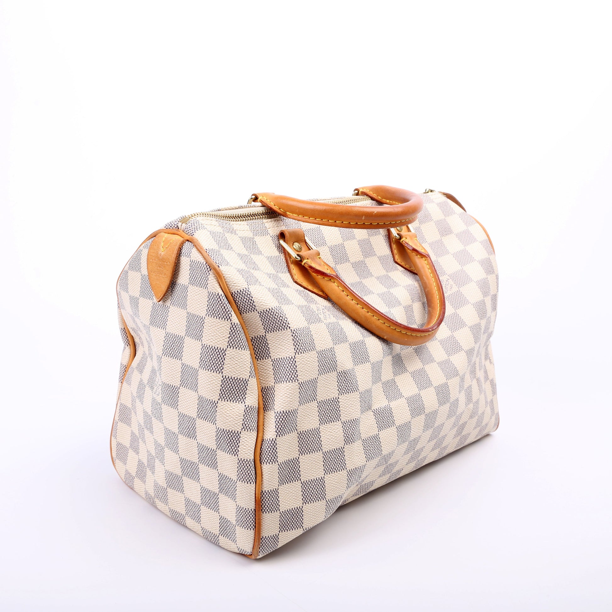 Louis Vuitton Speedy 30 Azur Damier Handbag Azur 50