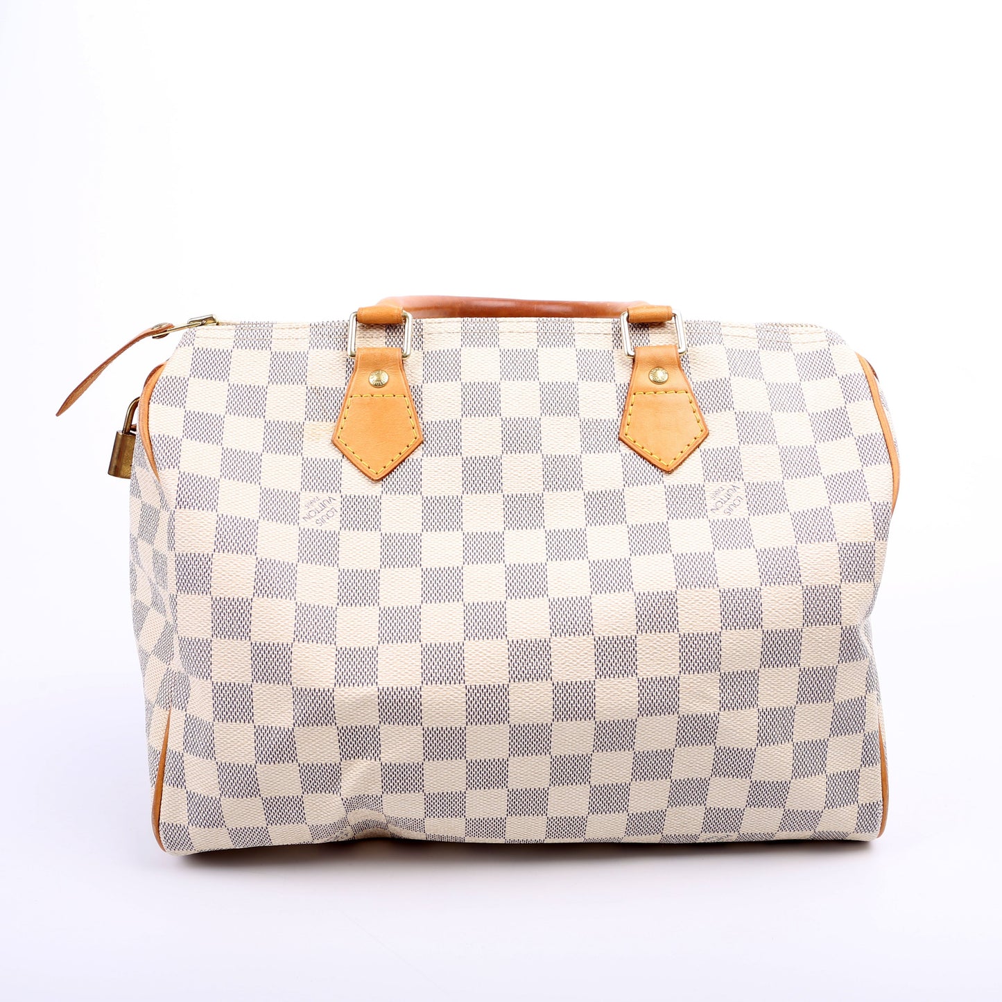 Louis Vuitton Speedy 30 Azur Damier Handbag Azur 50