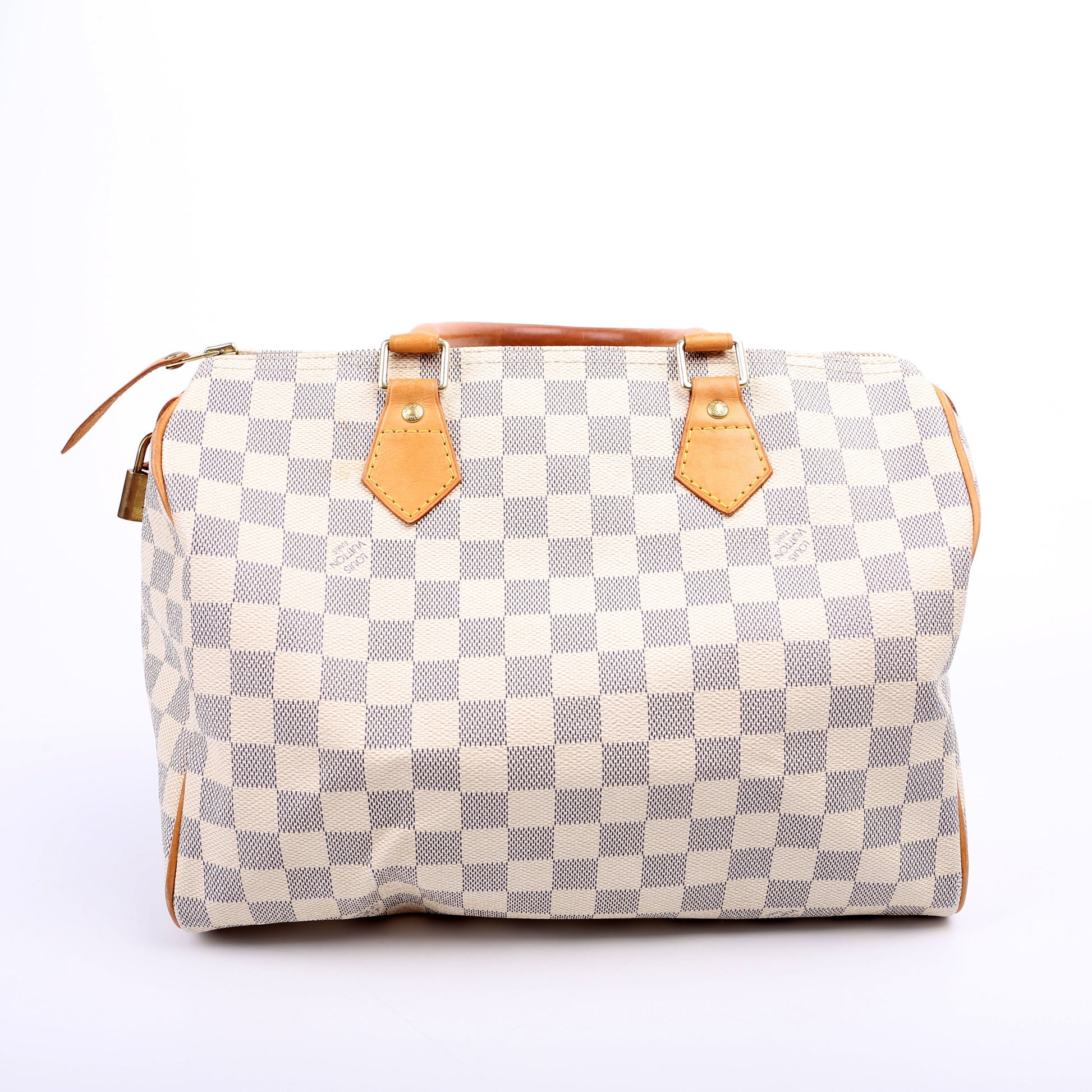 Louis Vuitton Speedy 30 Azur Damier Handbag Azur 50