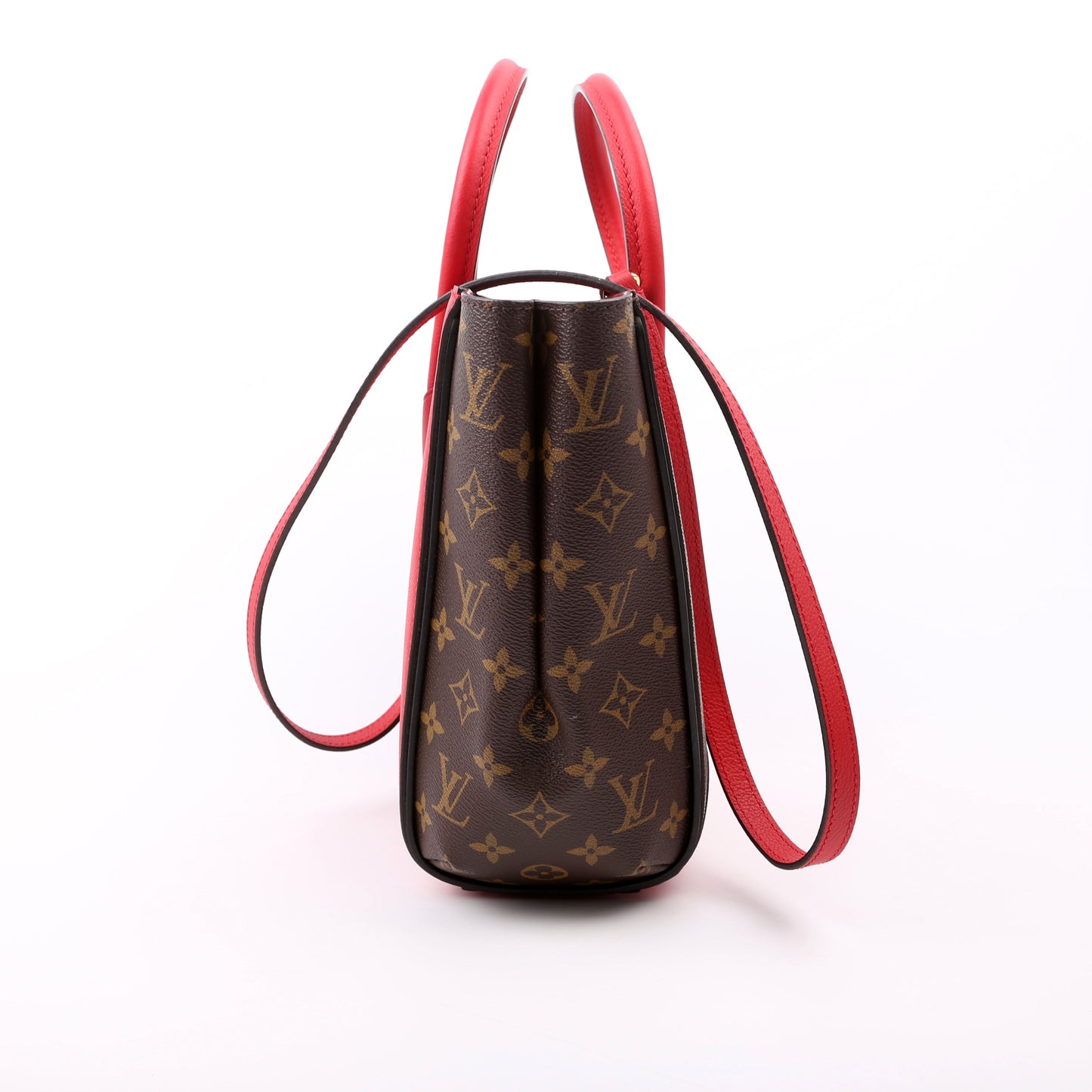 Louis Vuitton Kimono PM Monogram Leather Red Tote Bag