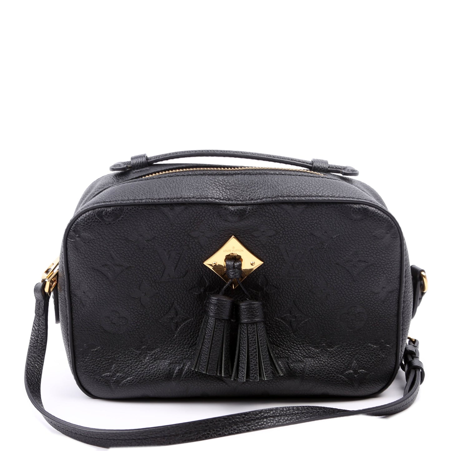 Louis Vuitton Saintonge Black Empreinte Handbag Empreinte Black