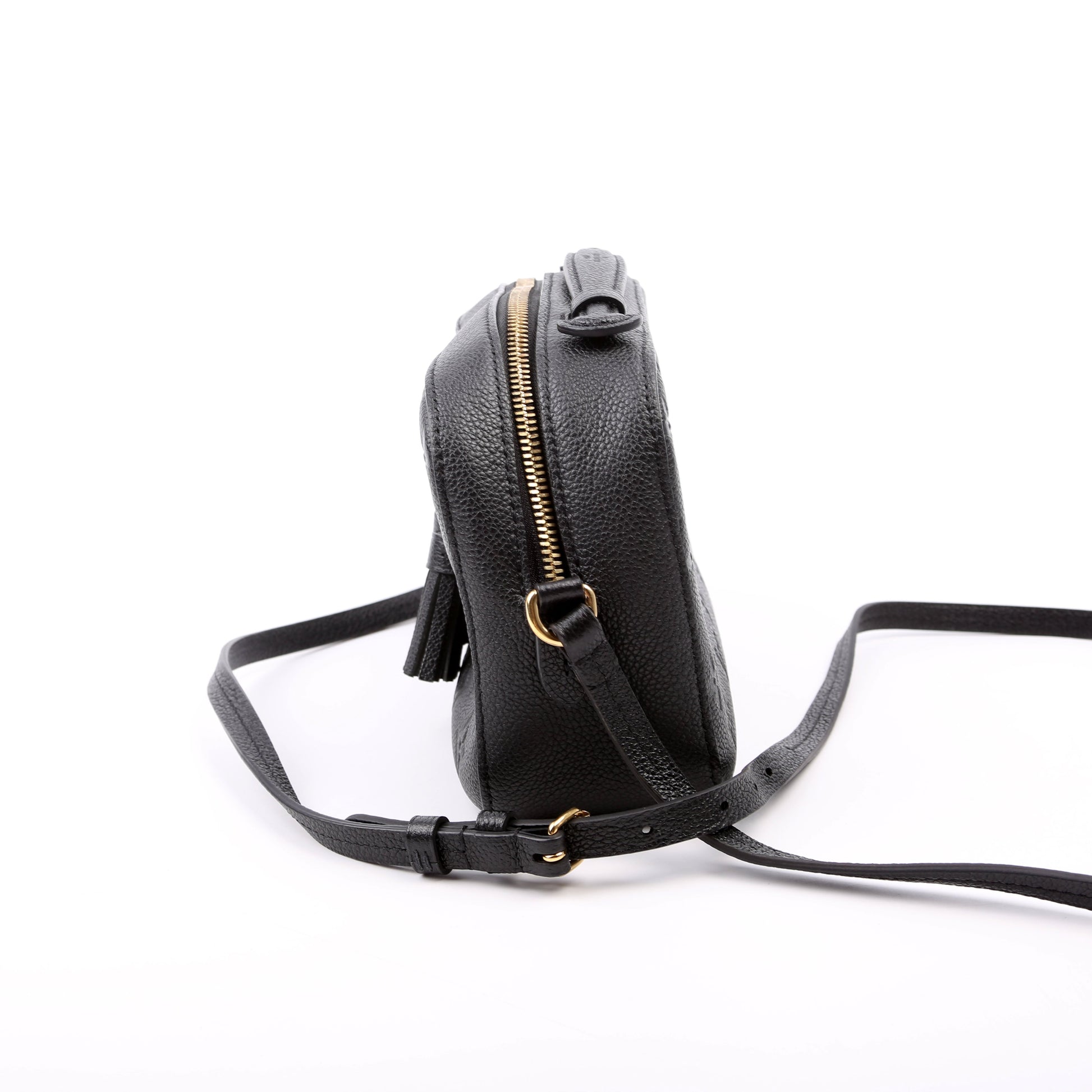 Louis Vuitton Saintonge Black Empreinte Handbag Empreinte Black