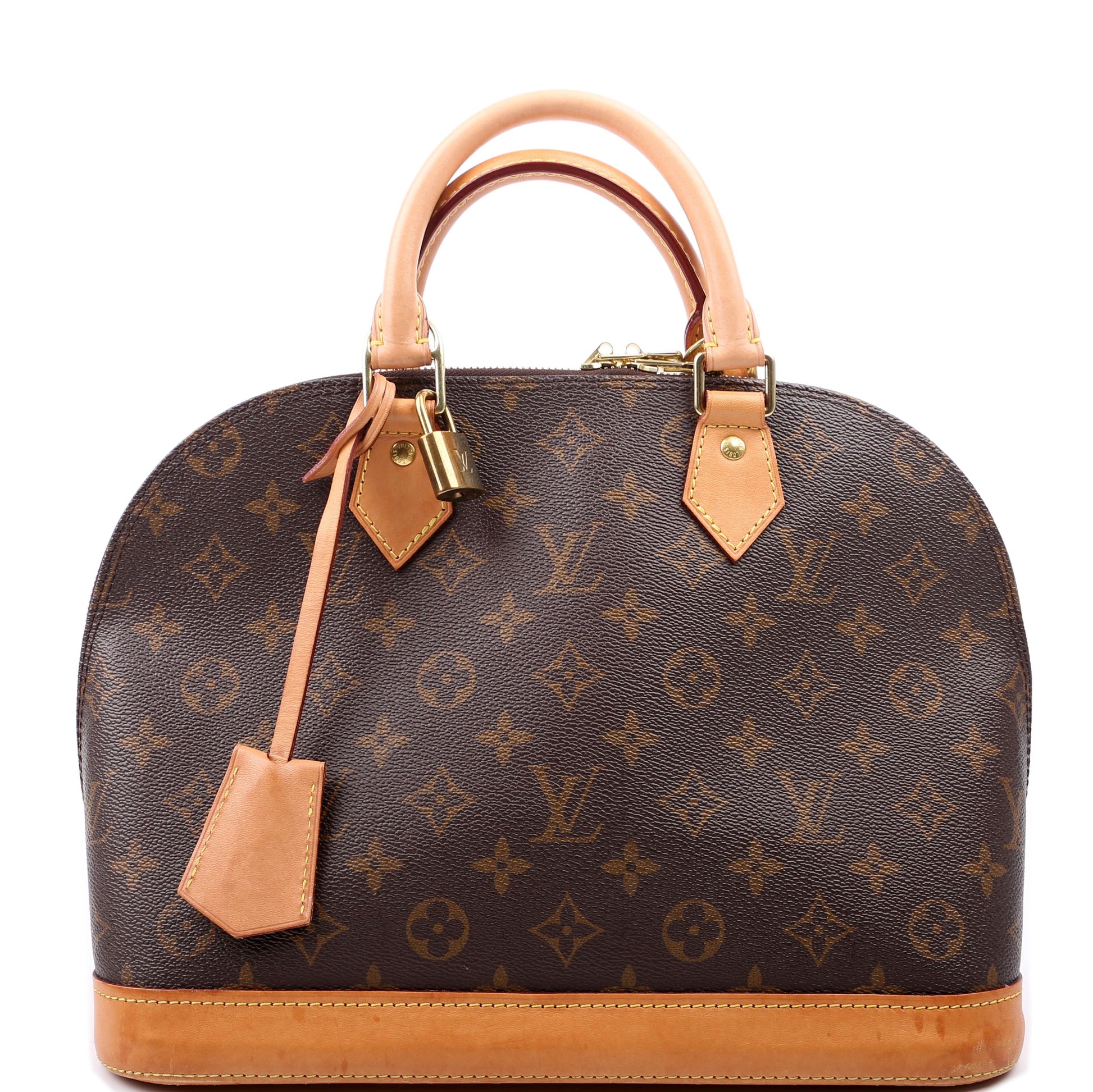 Louis Vuitton Alma PM Newer Monogram Handbag Newer 7