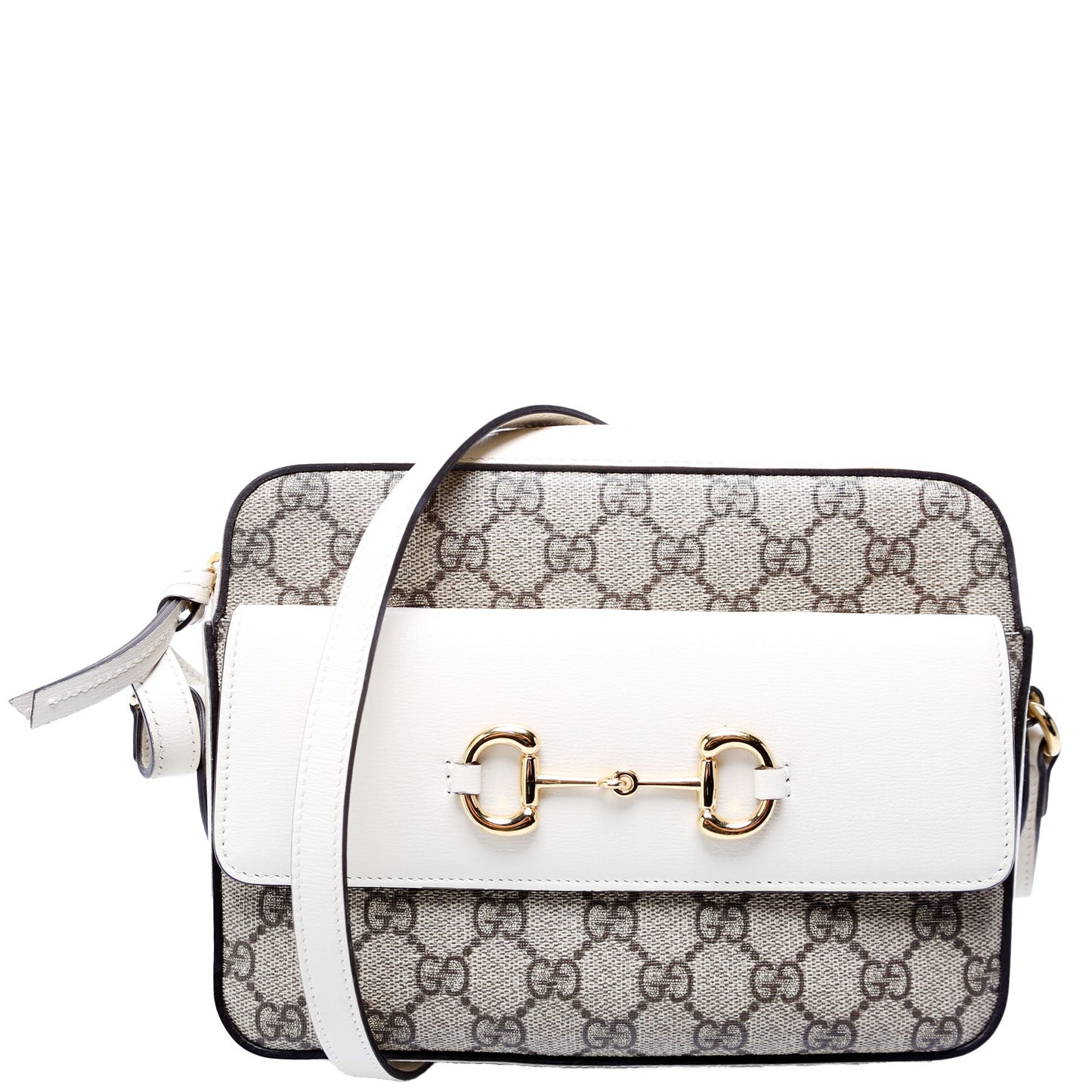 Gucci Horsebit White Small Travel Bag