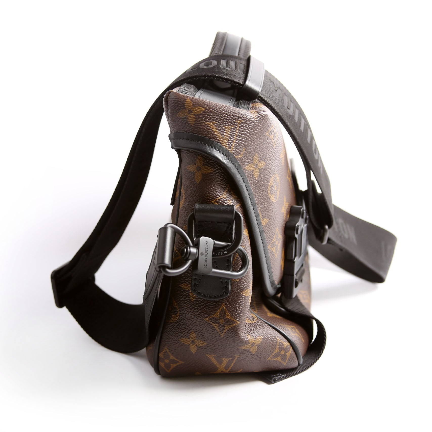 Louis Vuitton Trail Messenger Macassar Monogram Black Crossbody Bag