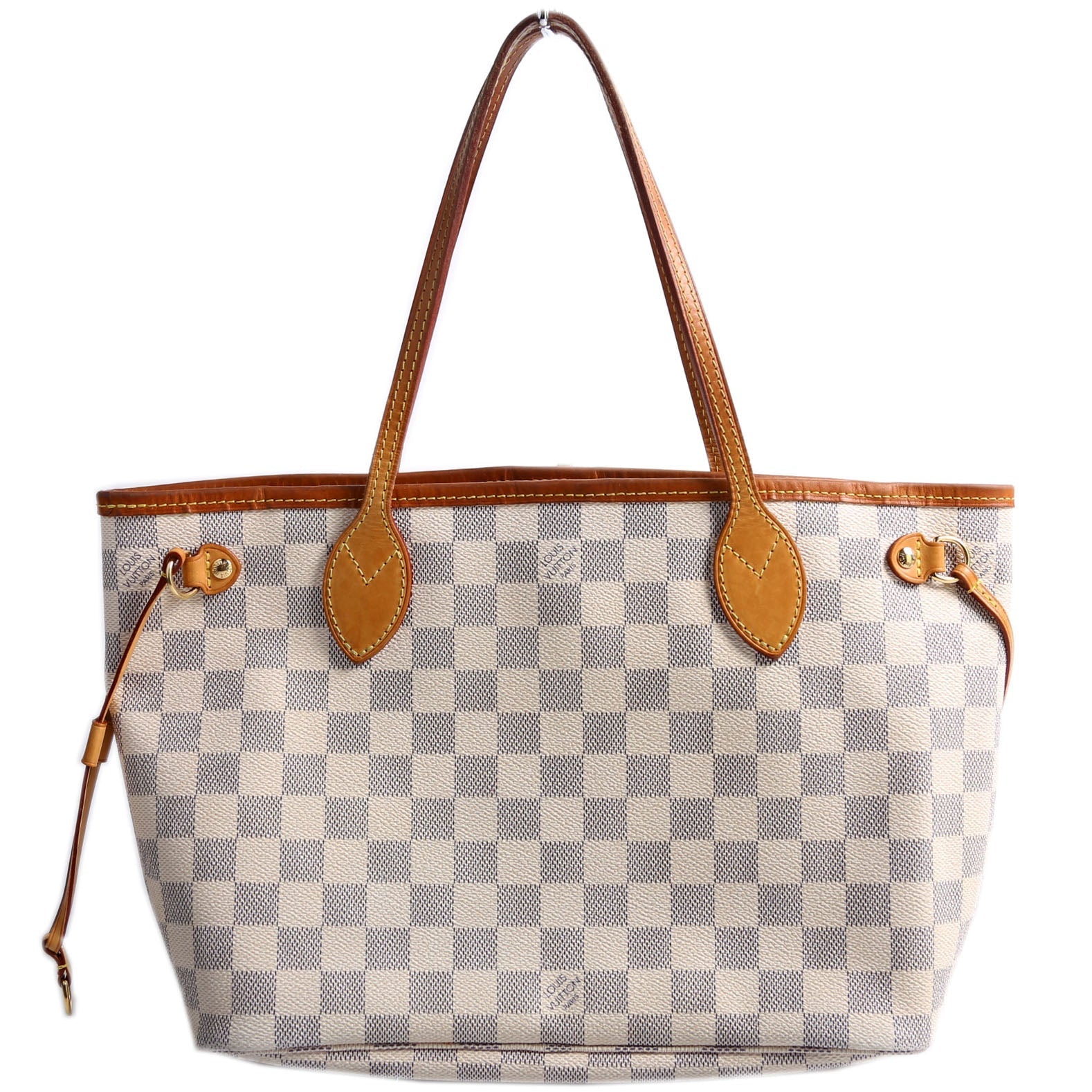 Louis Vuitton Neverfull PM Azur Damier Tote Bag Azur 6