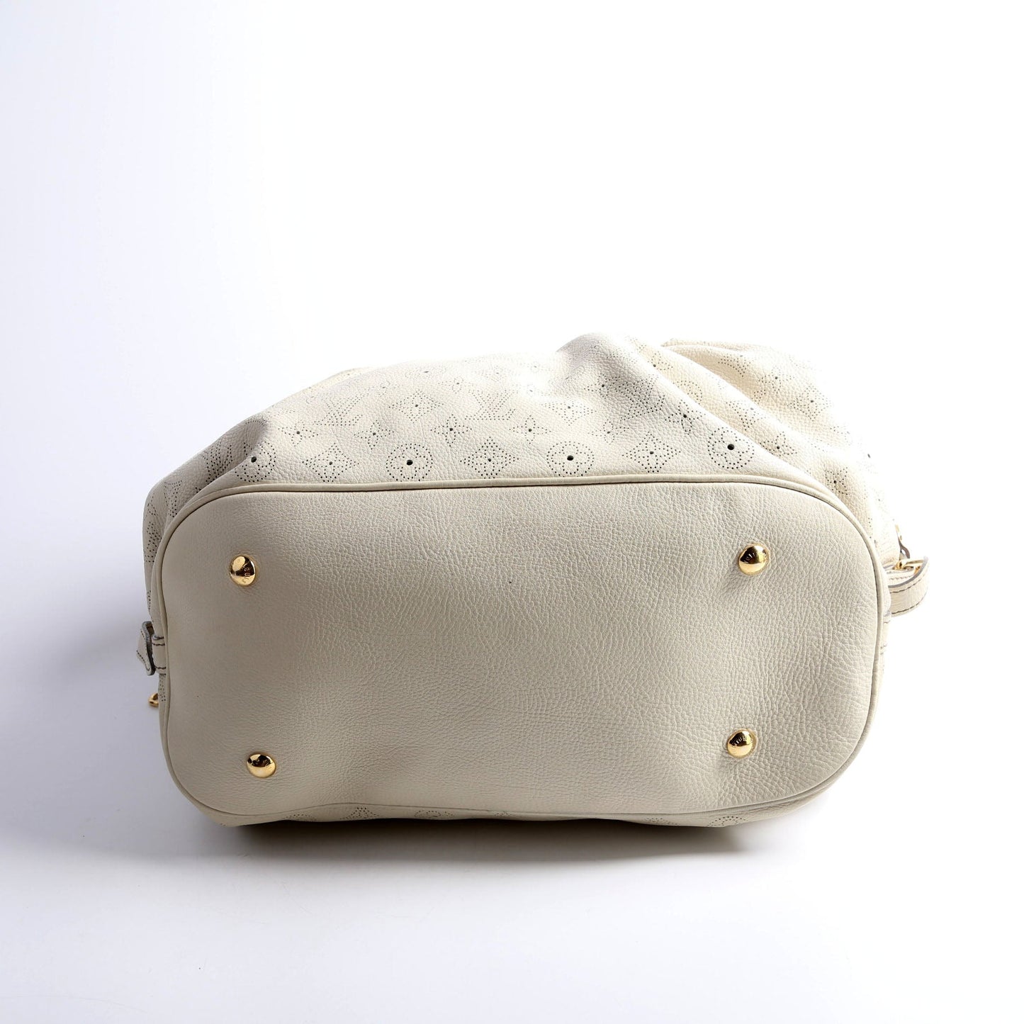 Louis Vuitton Mahina Cream Large Handbag