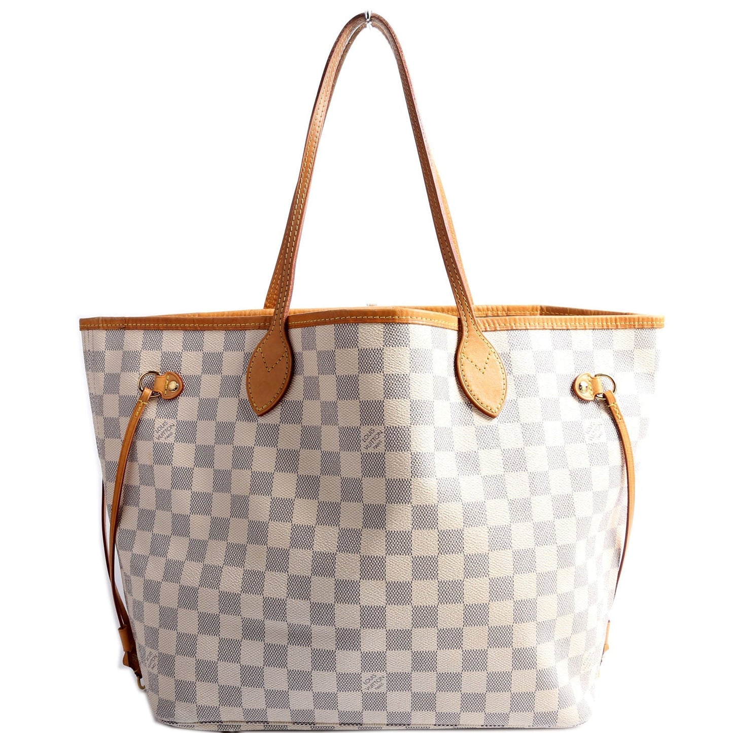 Louis Vuitton Neverfull MM Azur Damier Blue Tote Bag