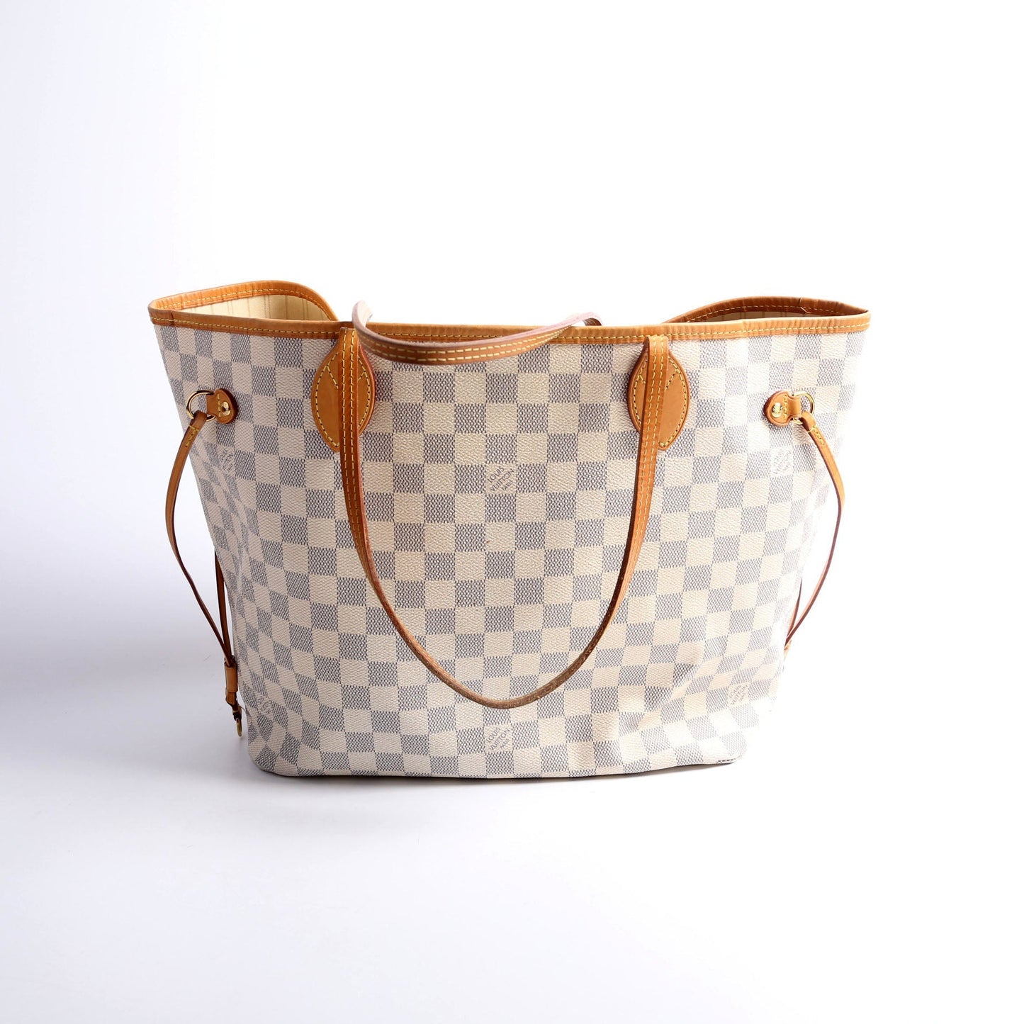 Louis Vuitton Neverfull MM Azur Damier Blue Tote Bag